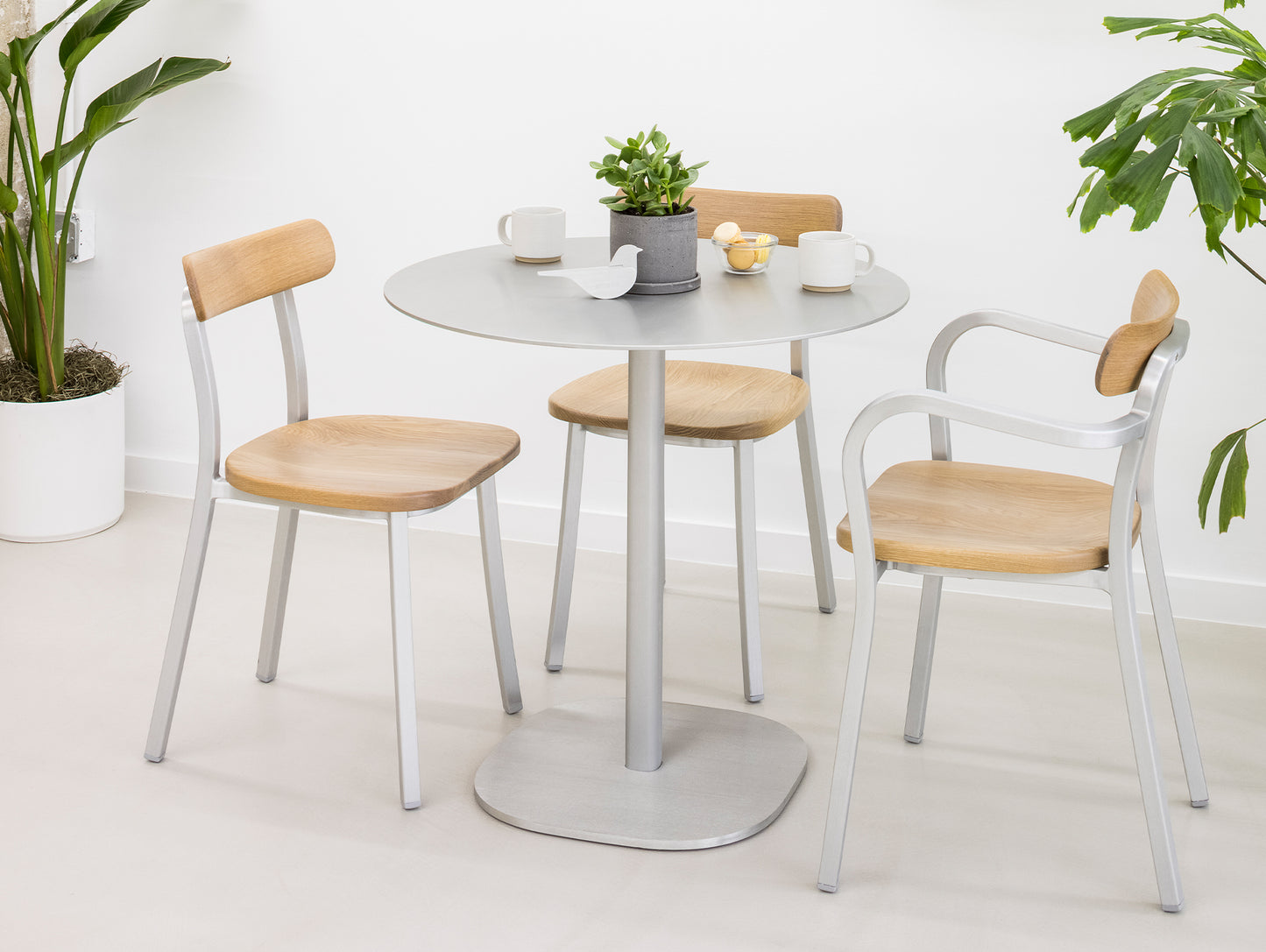 2 Inch Outdoor Cafe Table - Flat Base by Emeco
