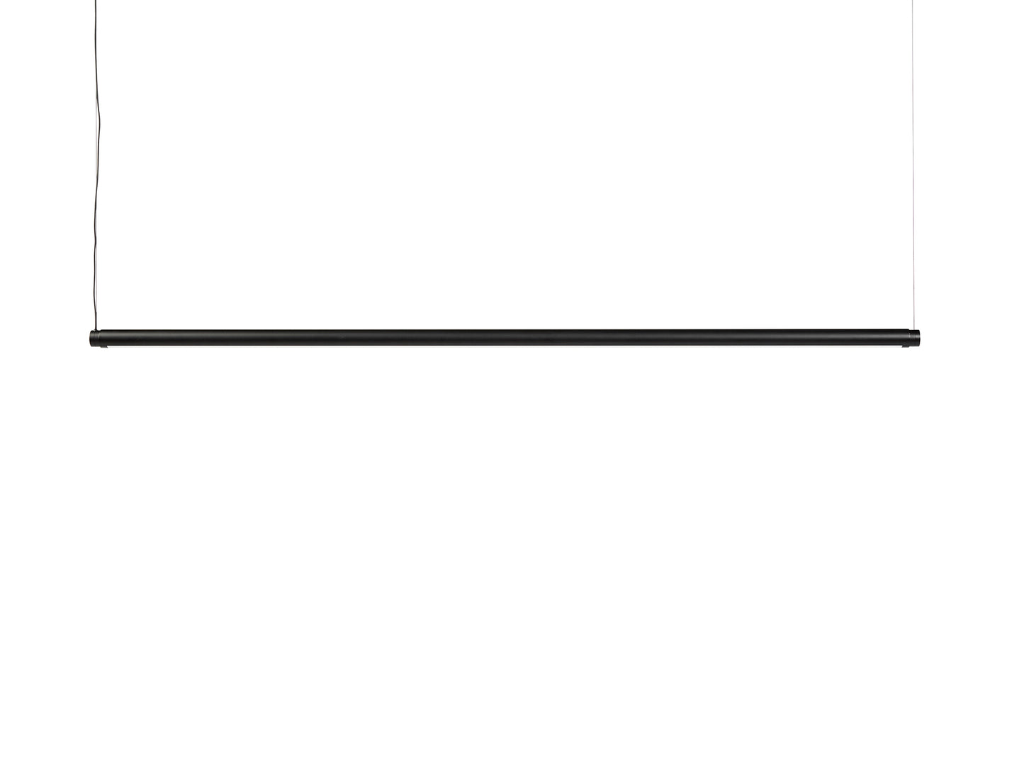 Factor Linear Suspension Lamp by HAY - Directional / Soft Black Wet Sprayed Aluminium