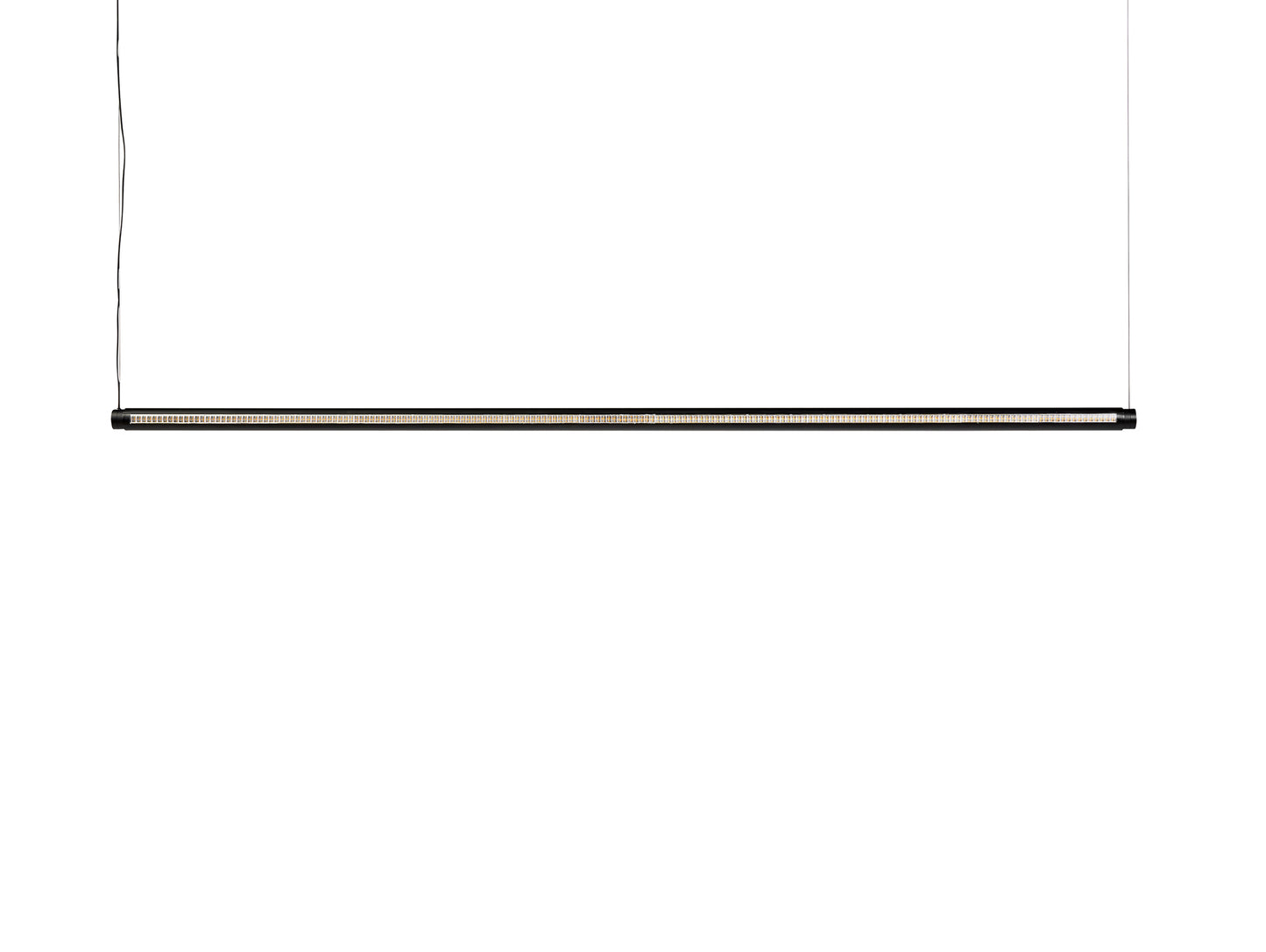 Factor Linear Suspension Lamp by HAY - Directional / Soft Black Wet Sprayed Aluminium