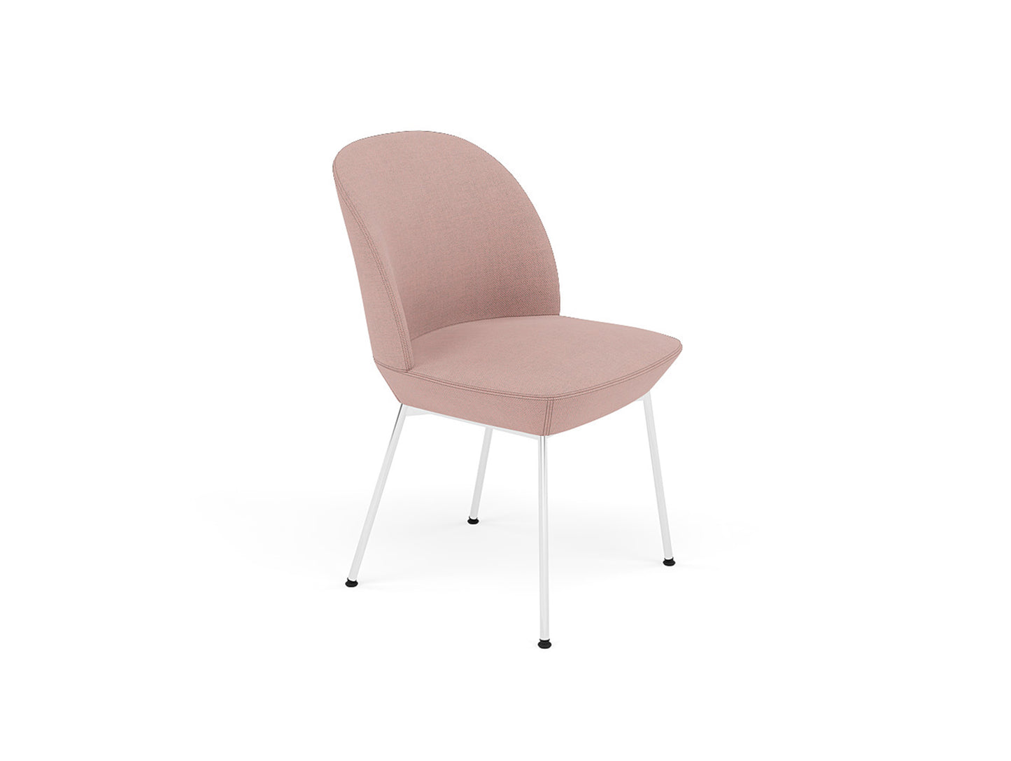 Oslo Side Chair by Muuto - Fiord 551 / Chrome Base