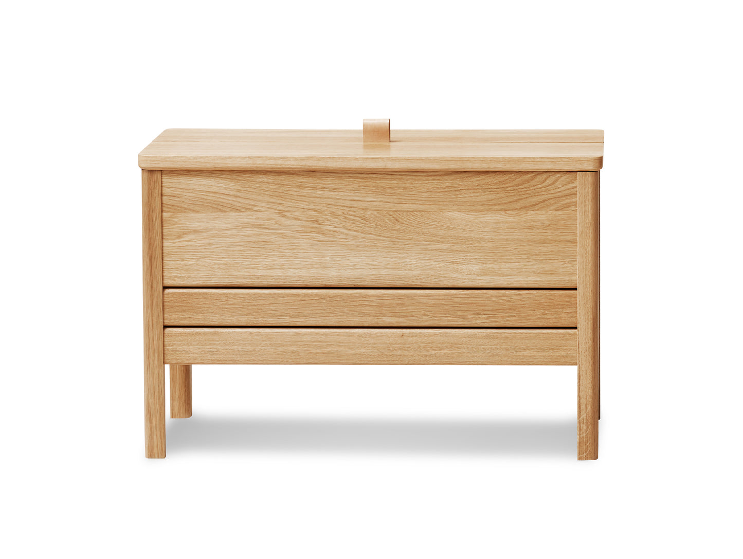 A Line Storage Bench - Oiled Oak - Form & Refine