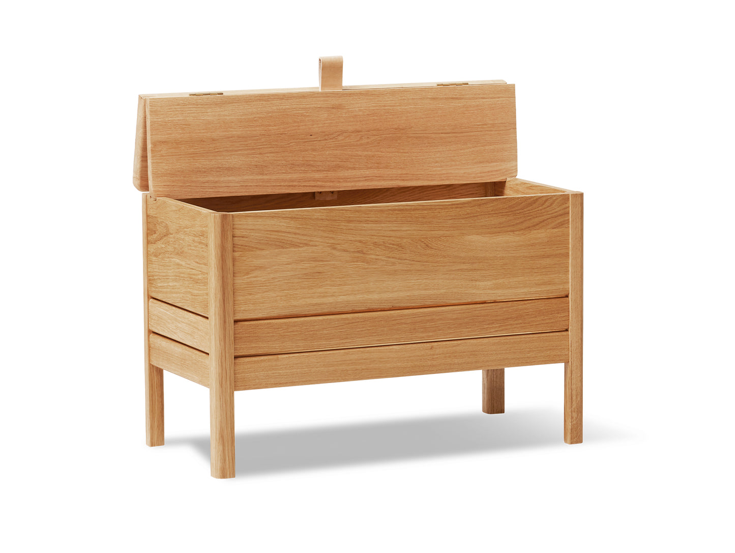 A Line Storage Bench - Oiled Oak - Form & Refine