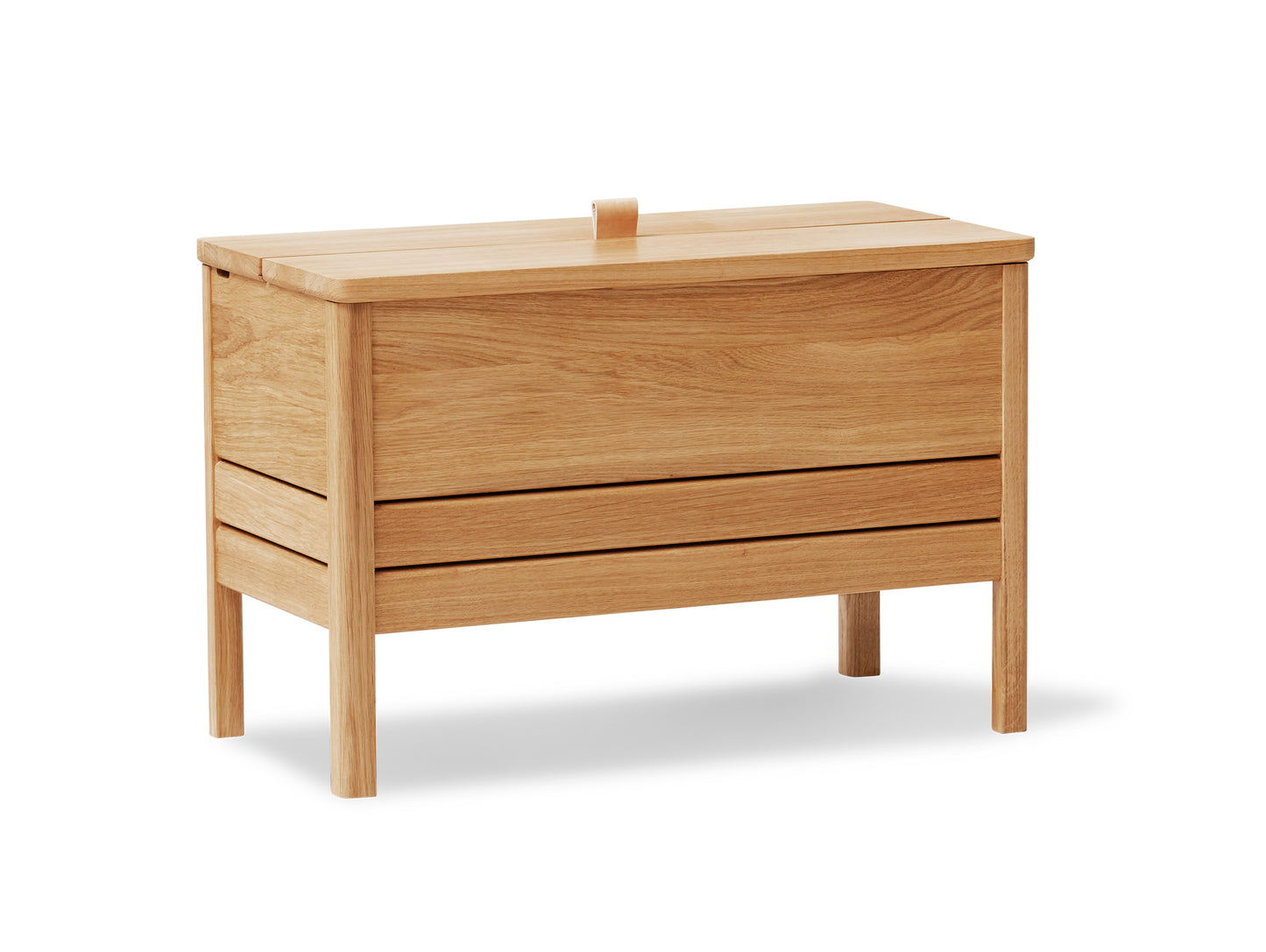 A Line Storage Bench - Oiled Oak - Form & Refine