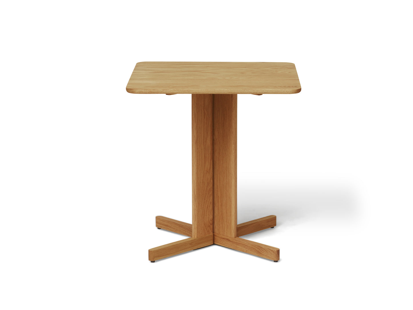 Trefoil Square Table by Form & Refine - oiled oak