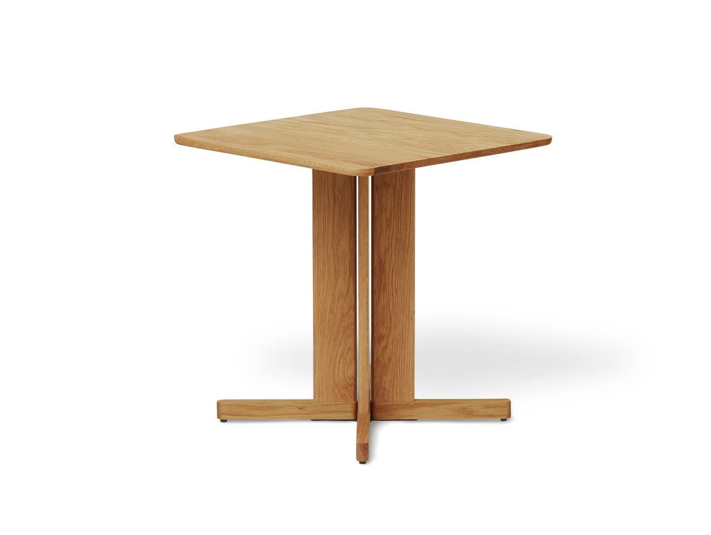 Trefoil Square Table by Form & Refine - oiled oak