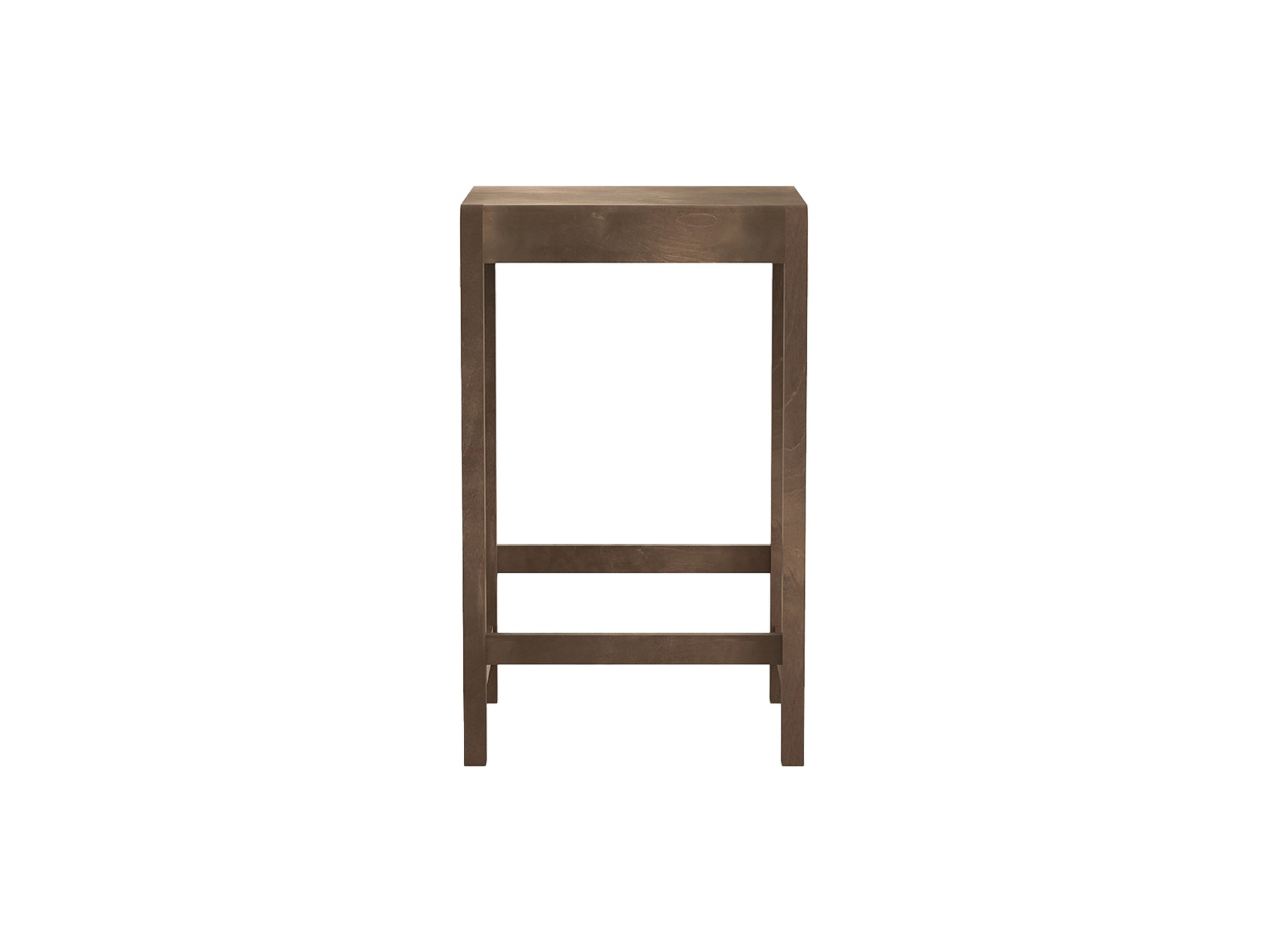 Bar Stool 01 - 65 cm Height - Dark Oiled Birch Wood