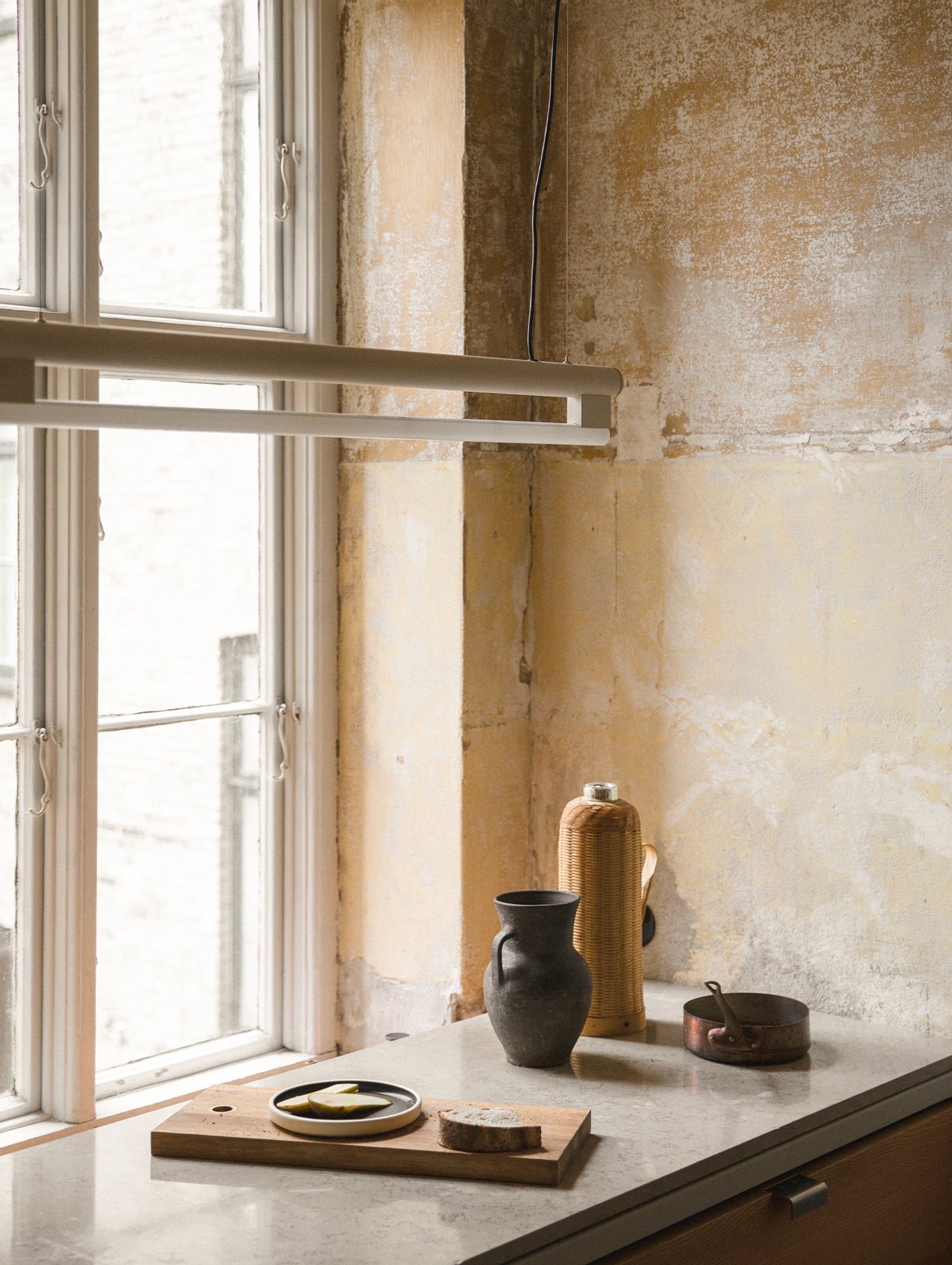 Eiffel Pendant Light by Frama - Cream Powder Coated Steel