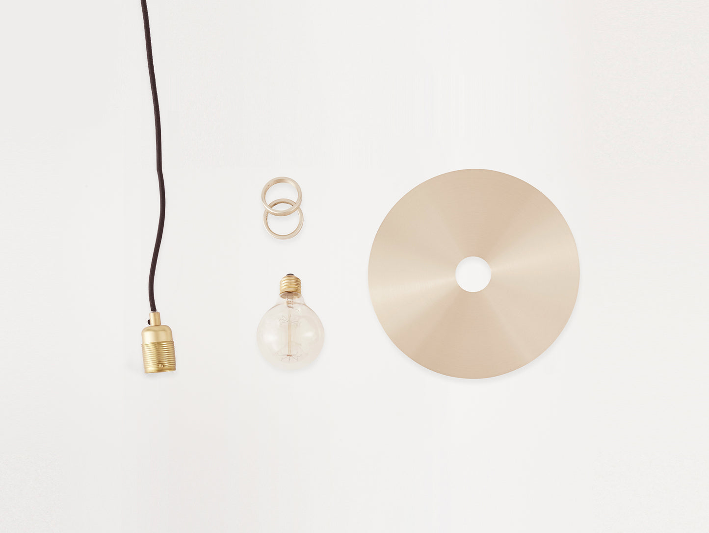Circle Shade Lamp (Brass Edition) by Frama