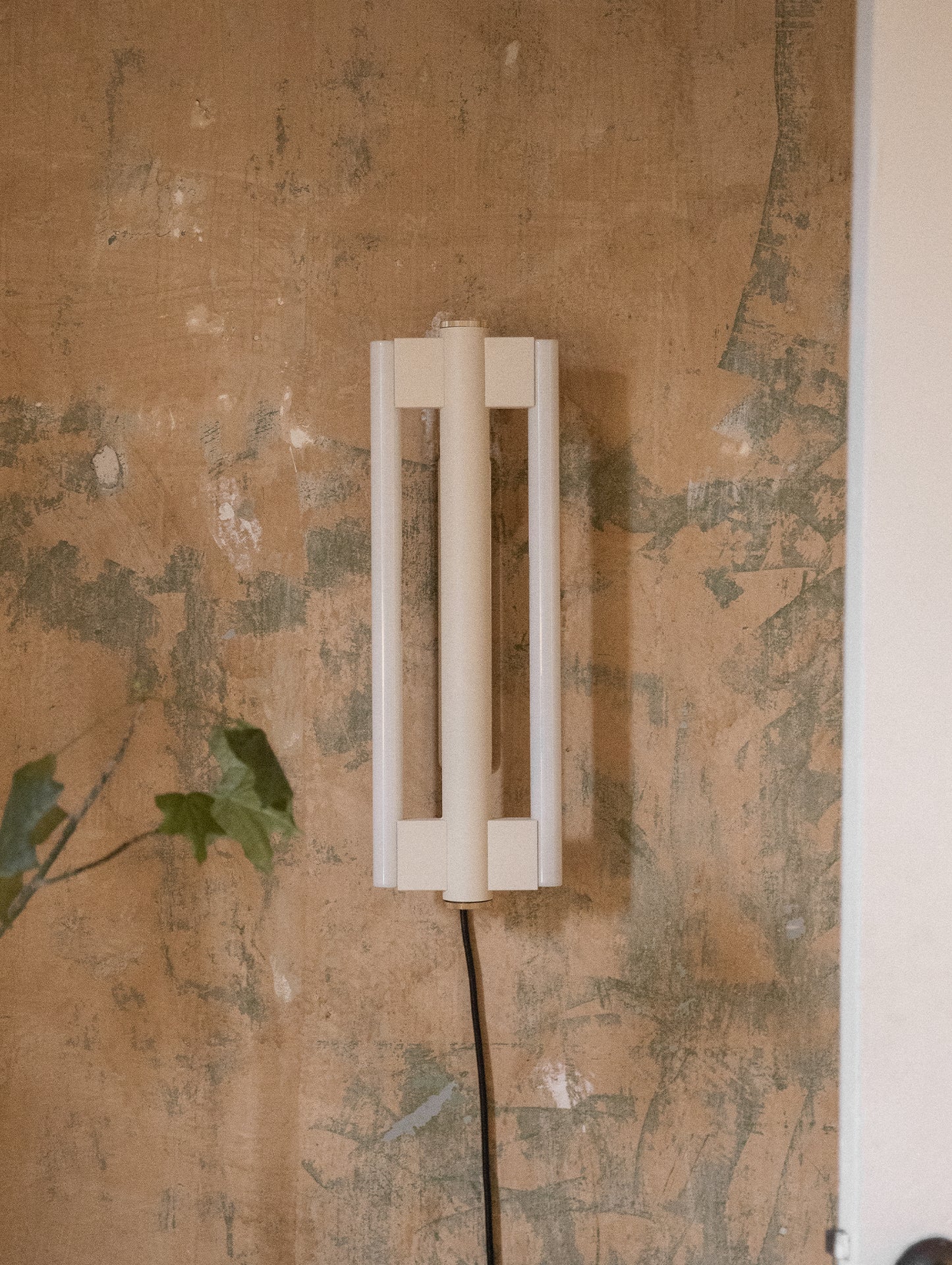 Eiffel Wall Lamp Double by Frama - Cream Powder Coated Steel / Height 500 mm