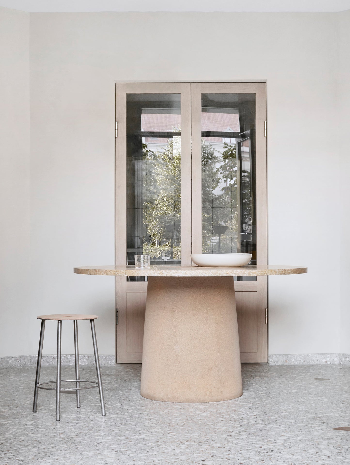 Sintra Dining Table by FRAMA - Yellow Limestone (Negrais)