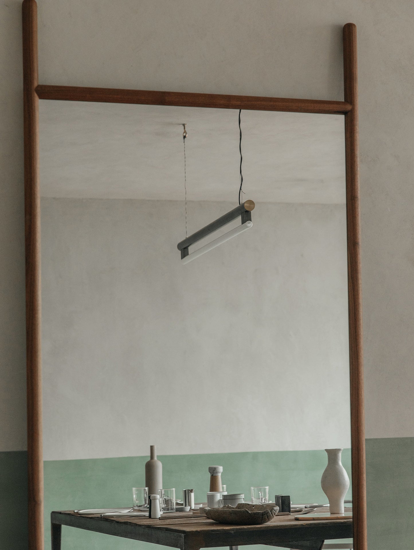 Eiffel Pendant Light by Frama - Waxed Raw Steel