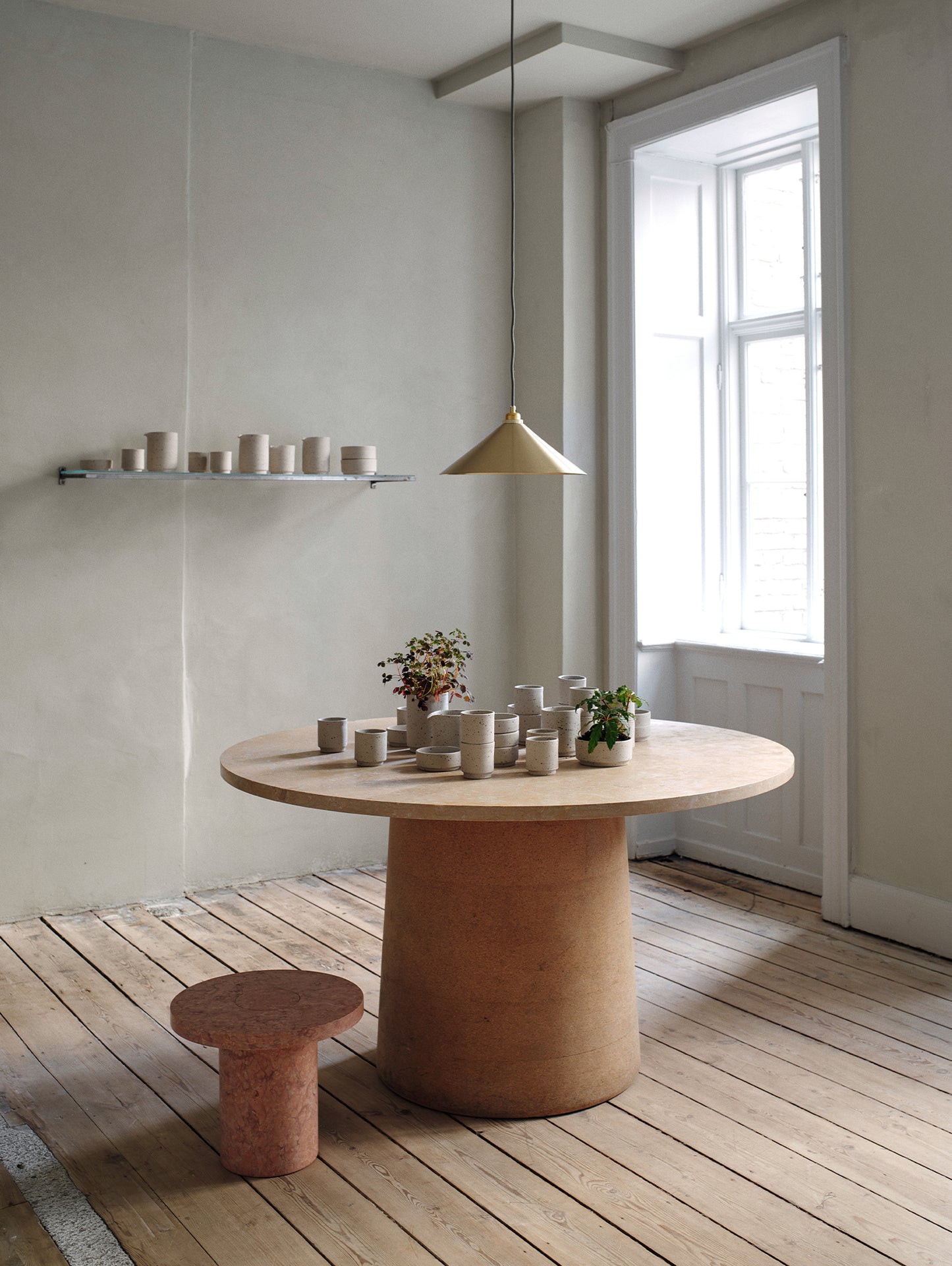 Sintra Dining Table by FRAMA - Yellow Limestone (Negrais)