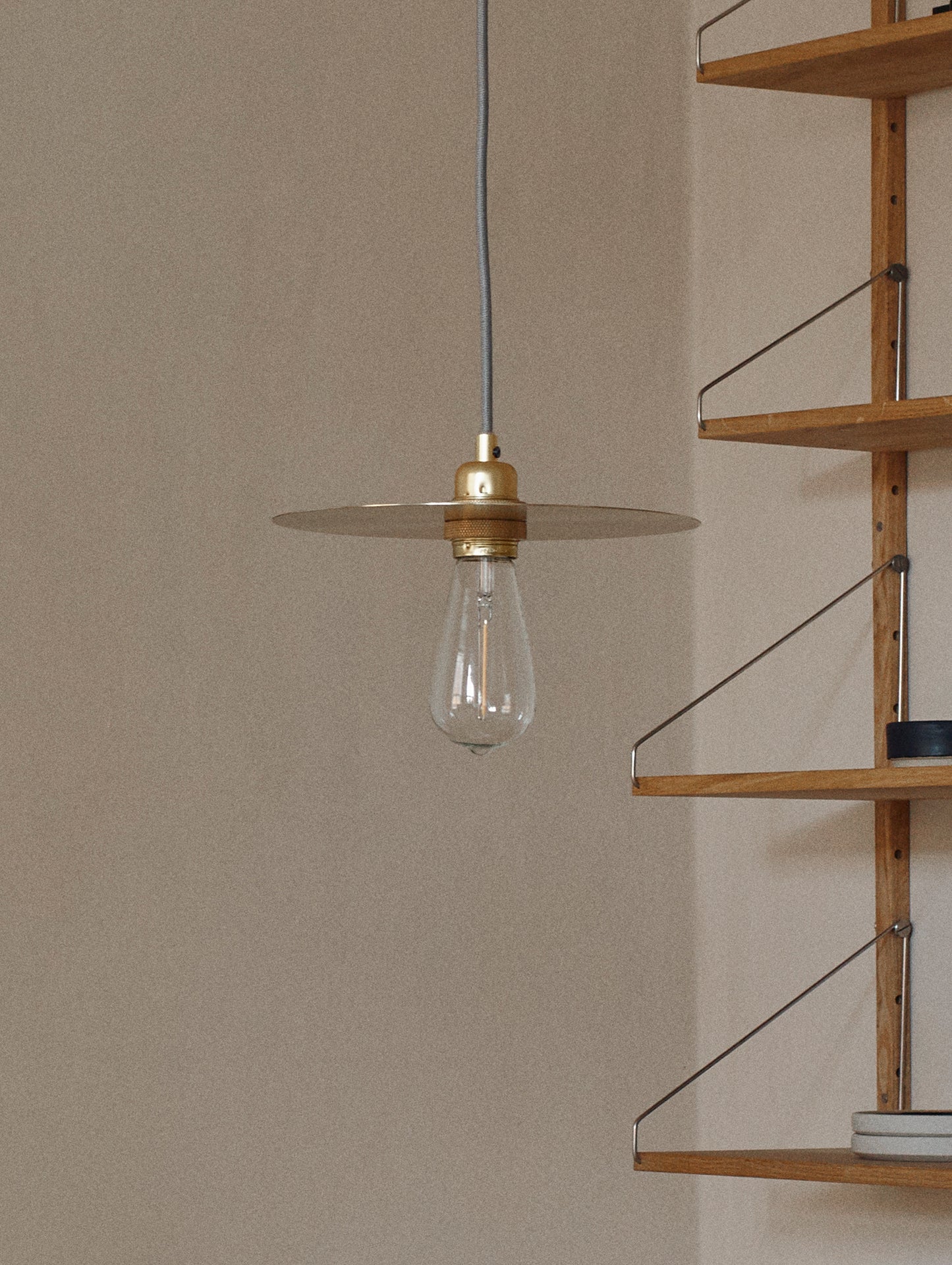 Circle Shade Lamp (Brass Edition) by Frama - Small (Diameter: 15 cm)