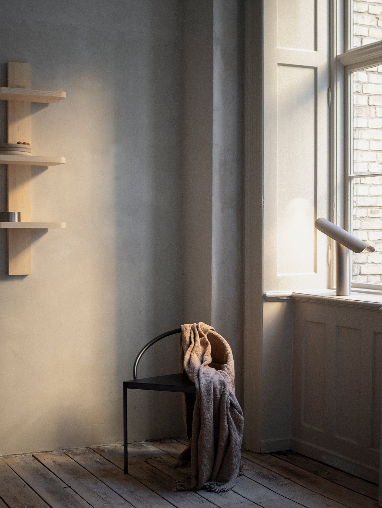 T Lamp by Frama - White Powder Coated Steel
