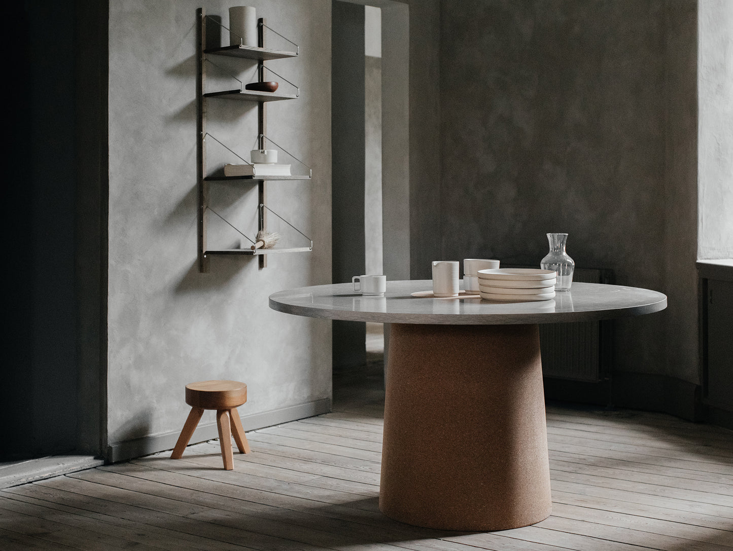 Sintra Dining Table by FRAMA - White Marble (Estremoz)