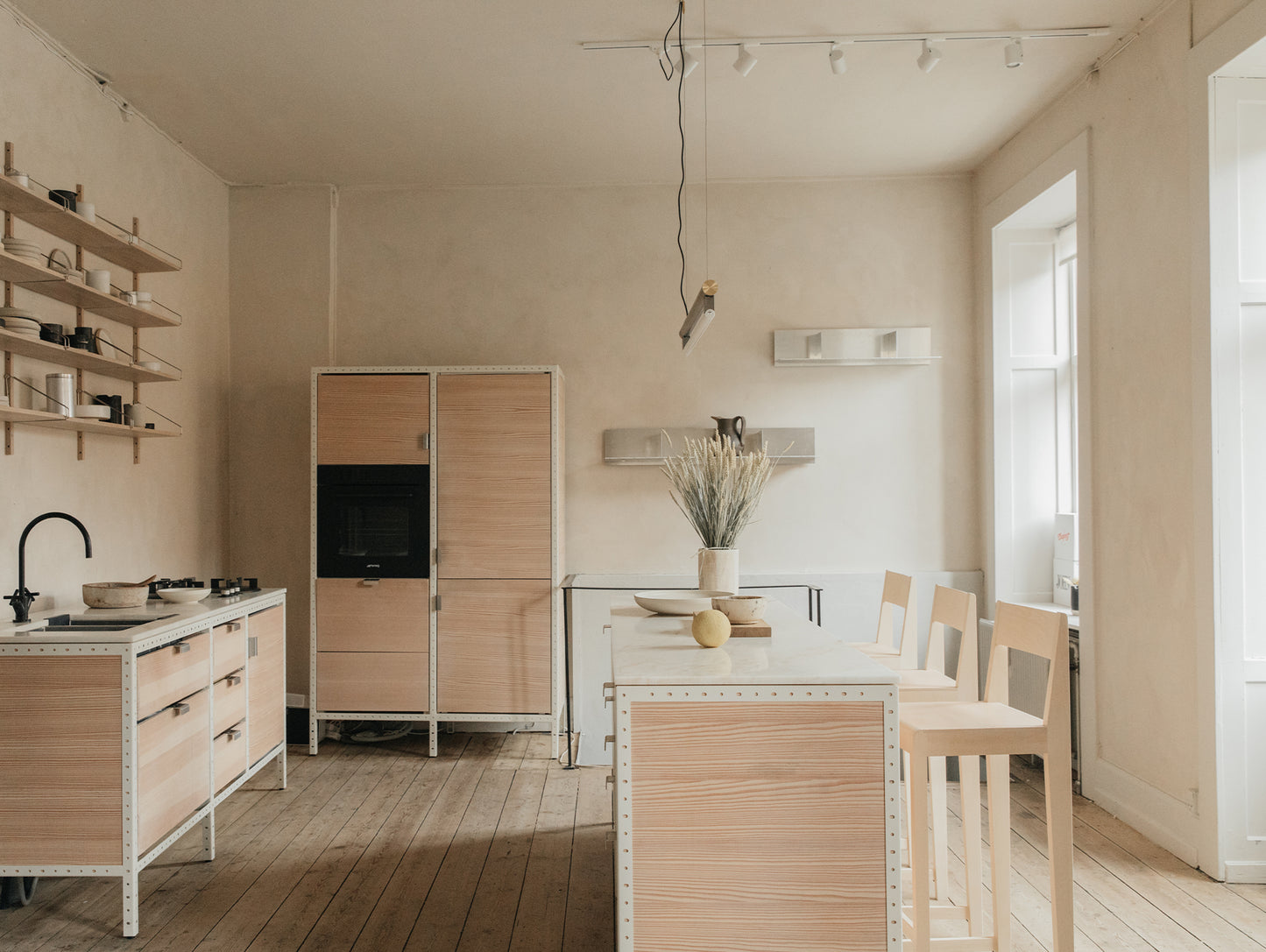 Eiffel Pendant Light by Frama - Waxed Raw Steel