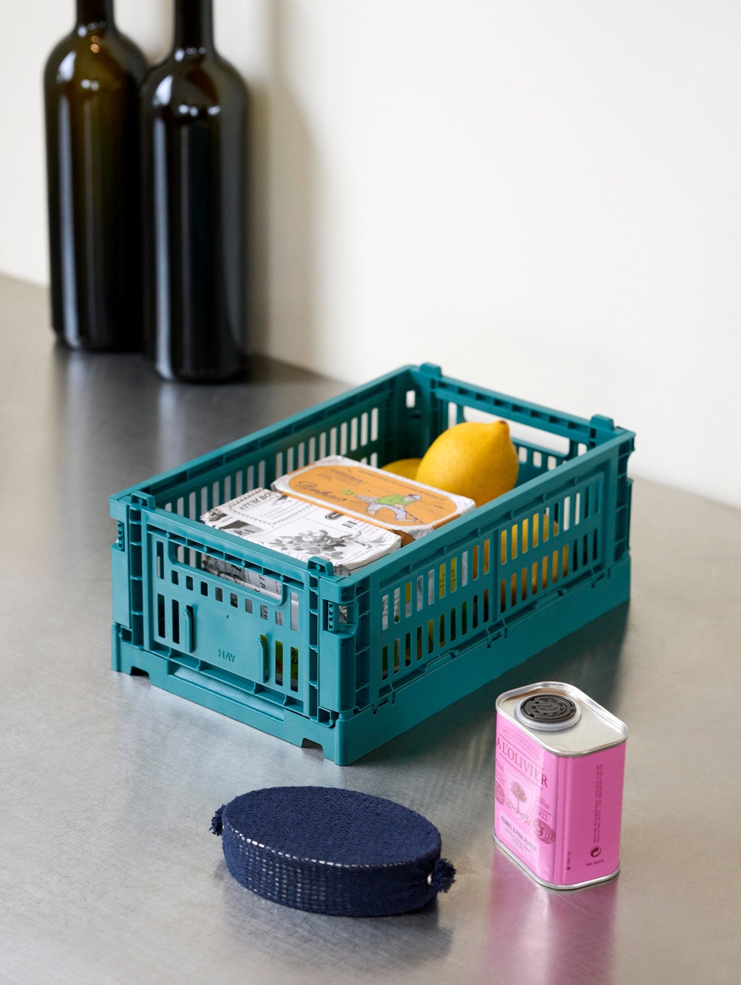 Colour Crate by HAY - Small / Ocean Green