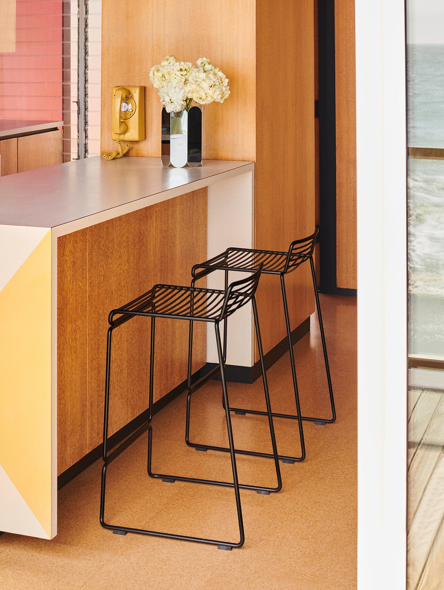 Hee Bar Stools by HAY - Black
