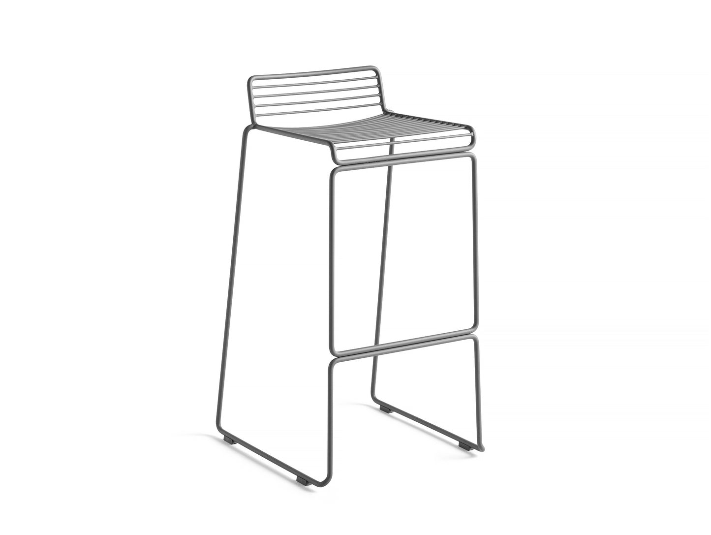 Hee Bar Stools - Asphalt Grey, 75 cm