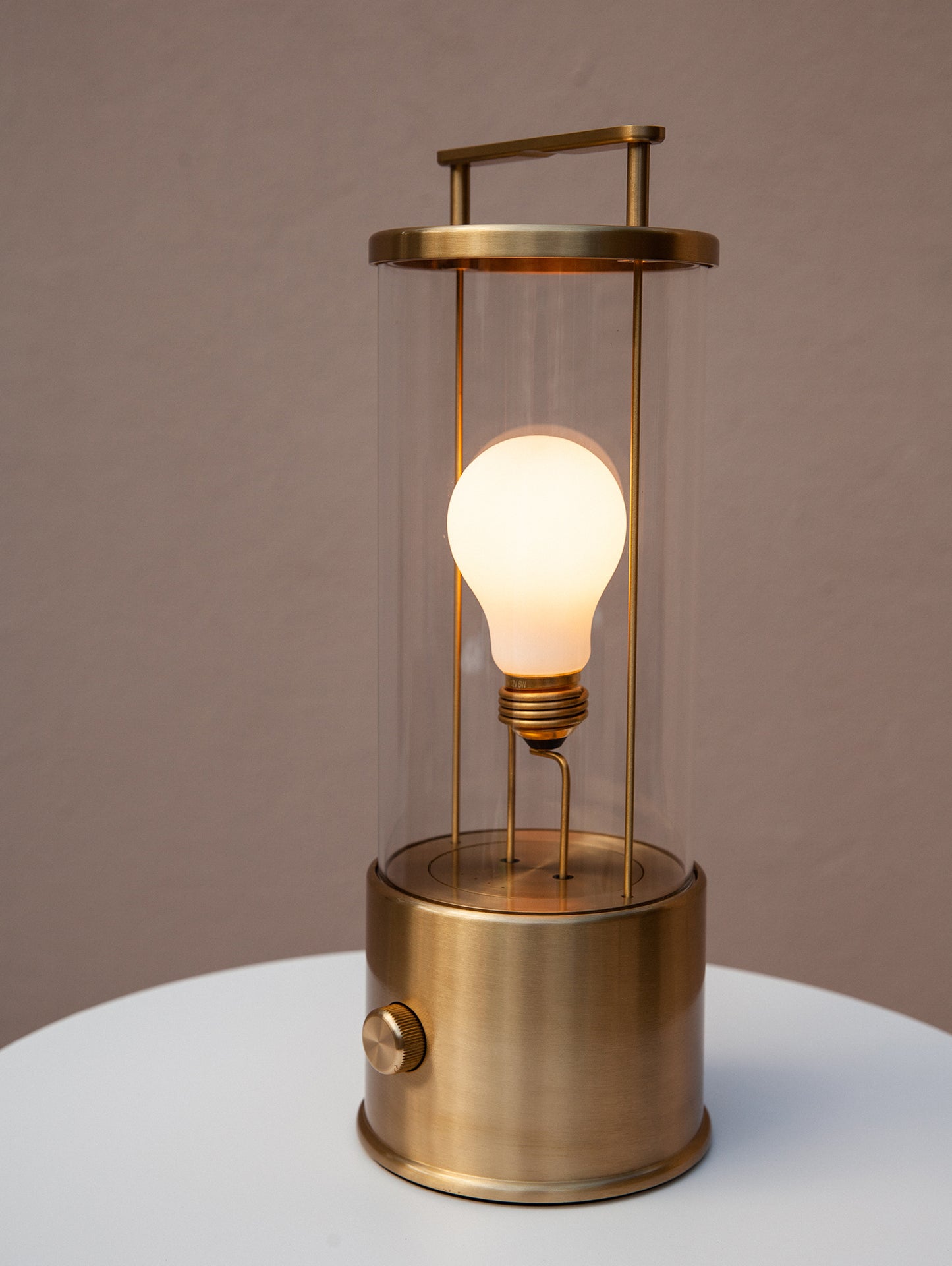 The Muse Portable Lamp (Solid Brass Edition) by Tala