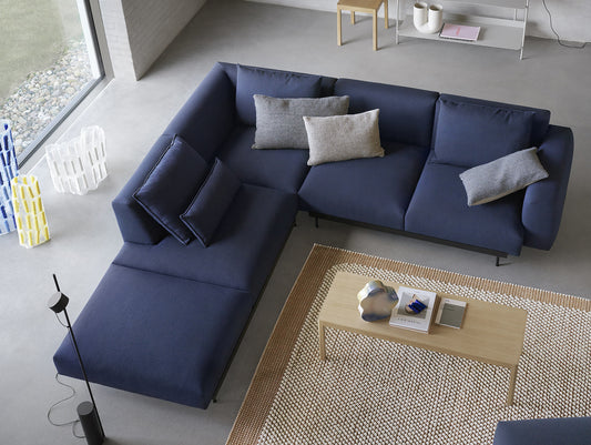 In Situ Modular Sofa Series Corner Configuration 2 in Vidar 554 by Muuto