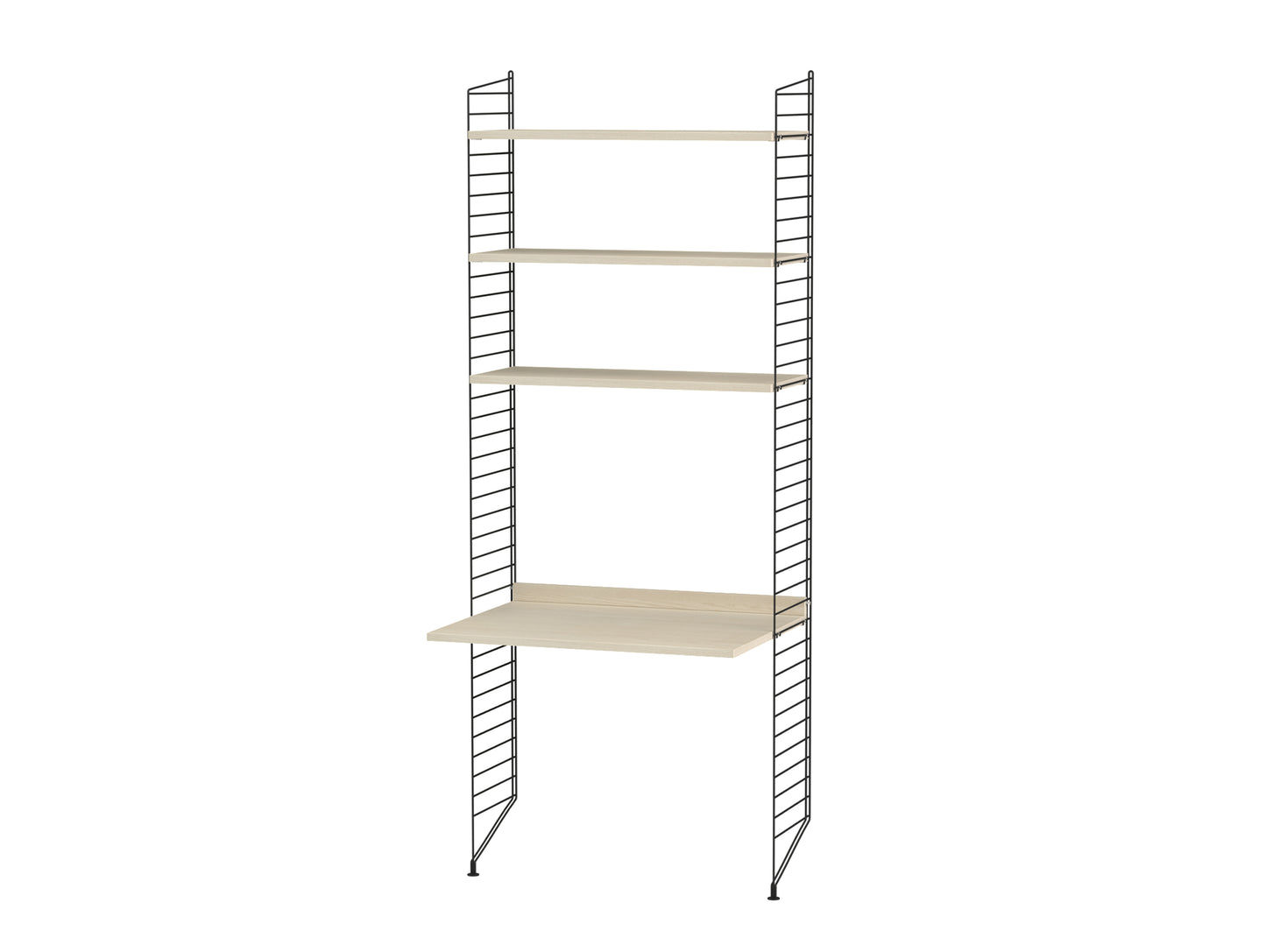 Kids Room Combination C by String - ash / black panels