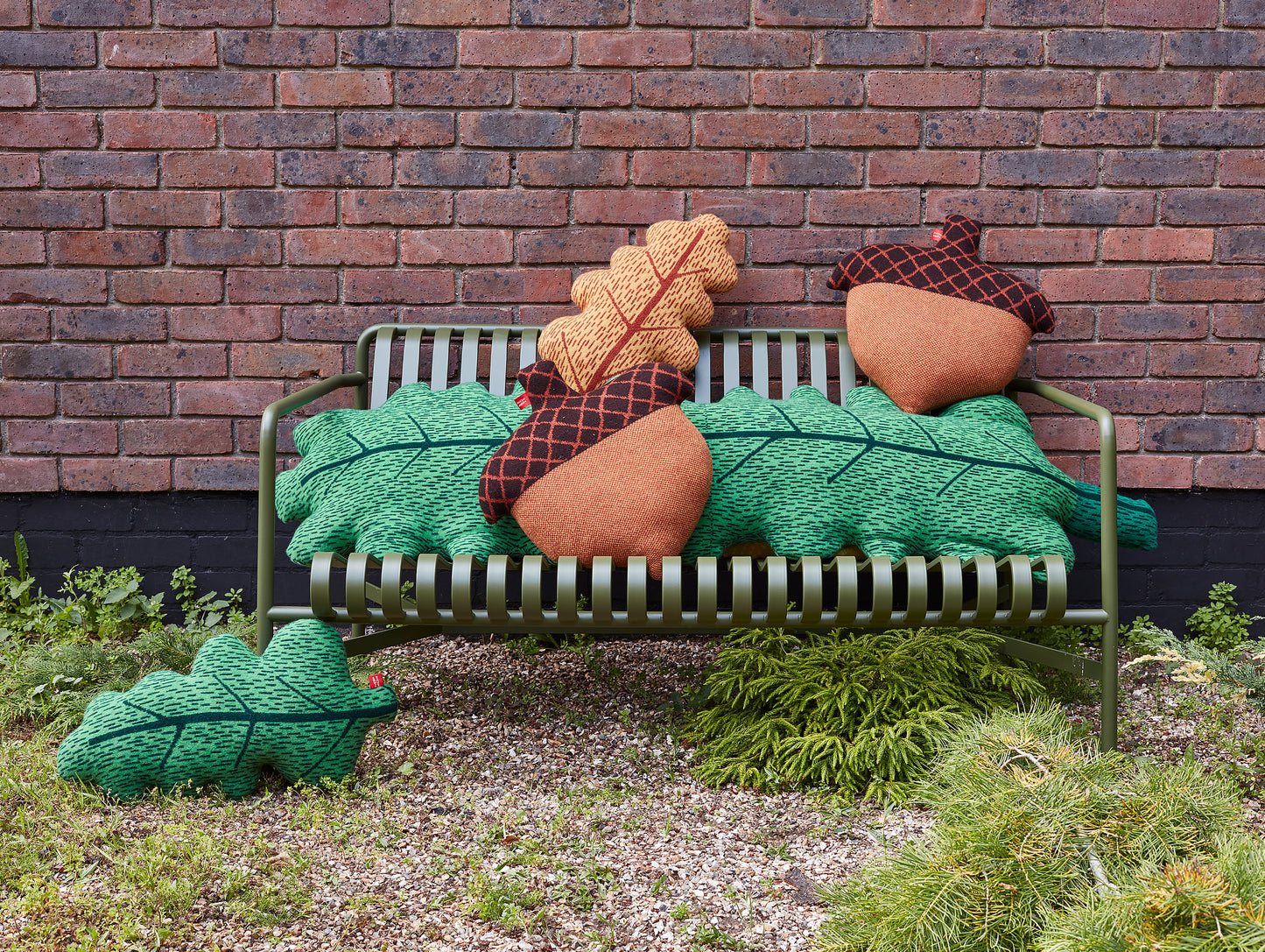Leaf Shaped Cushion by Donna Wilson