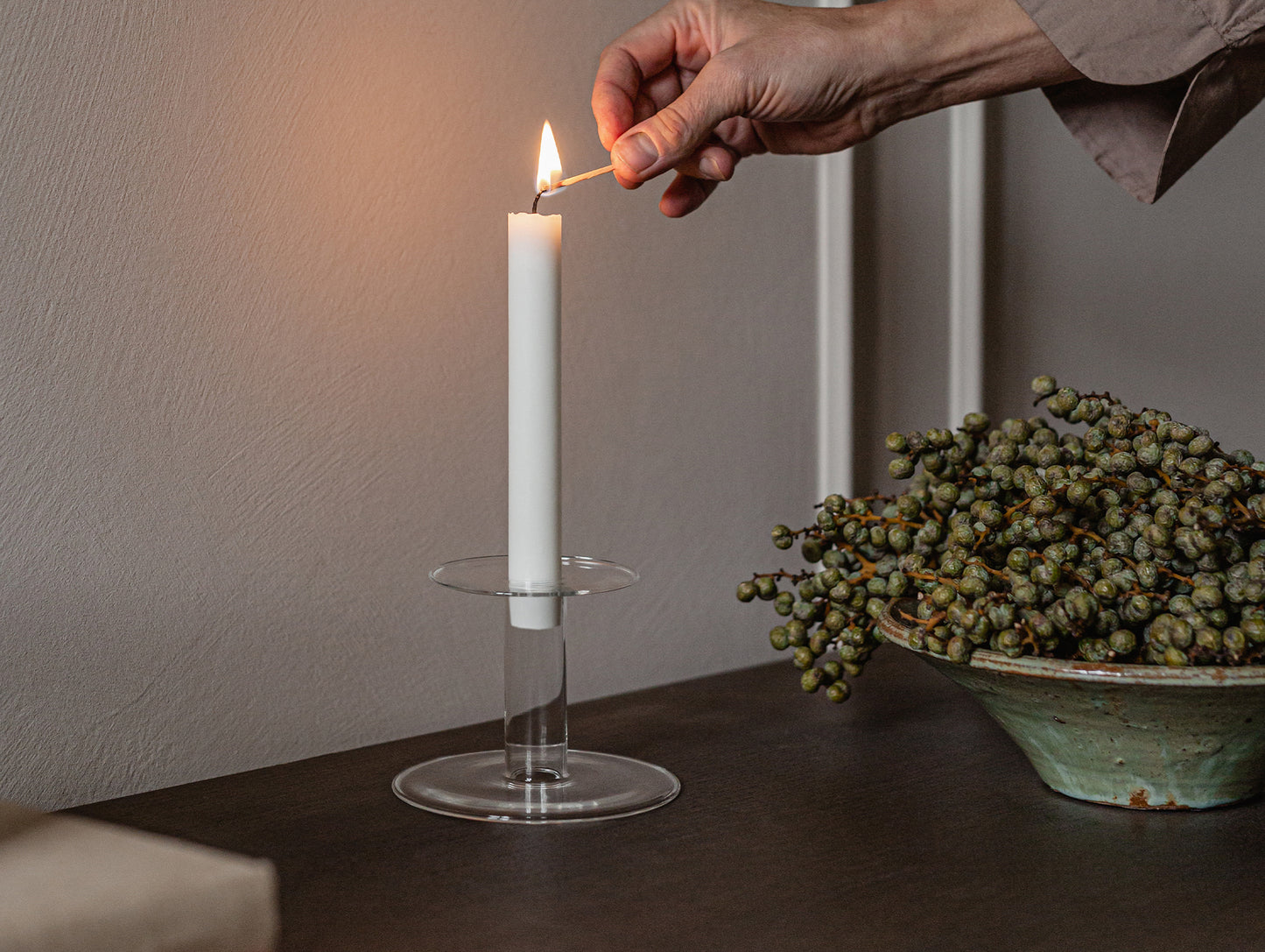 Abacus Candle Holder by Menu - H 8.5 cm