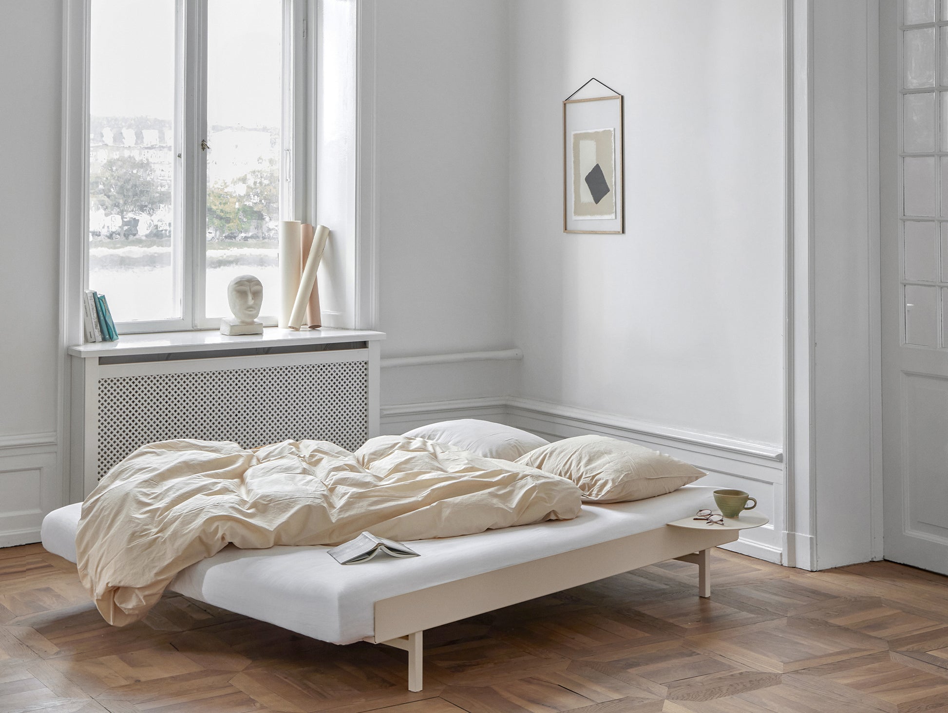 Moebe Expandable Bed - 90 to 180 cm / Sand