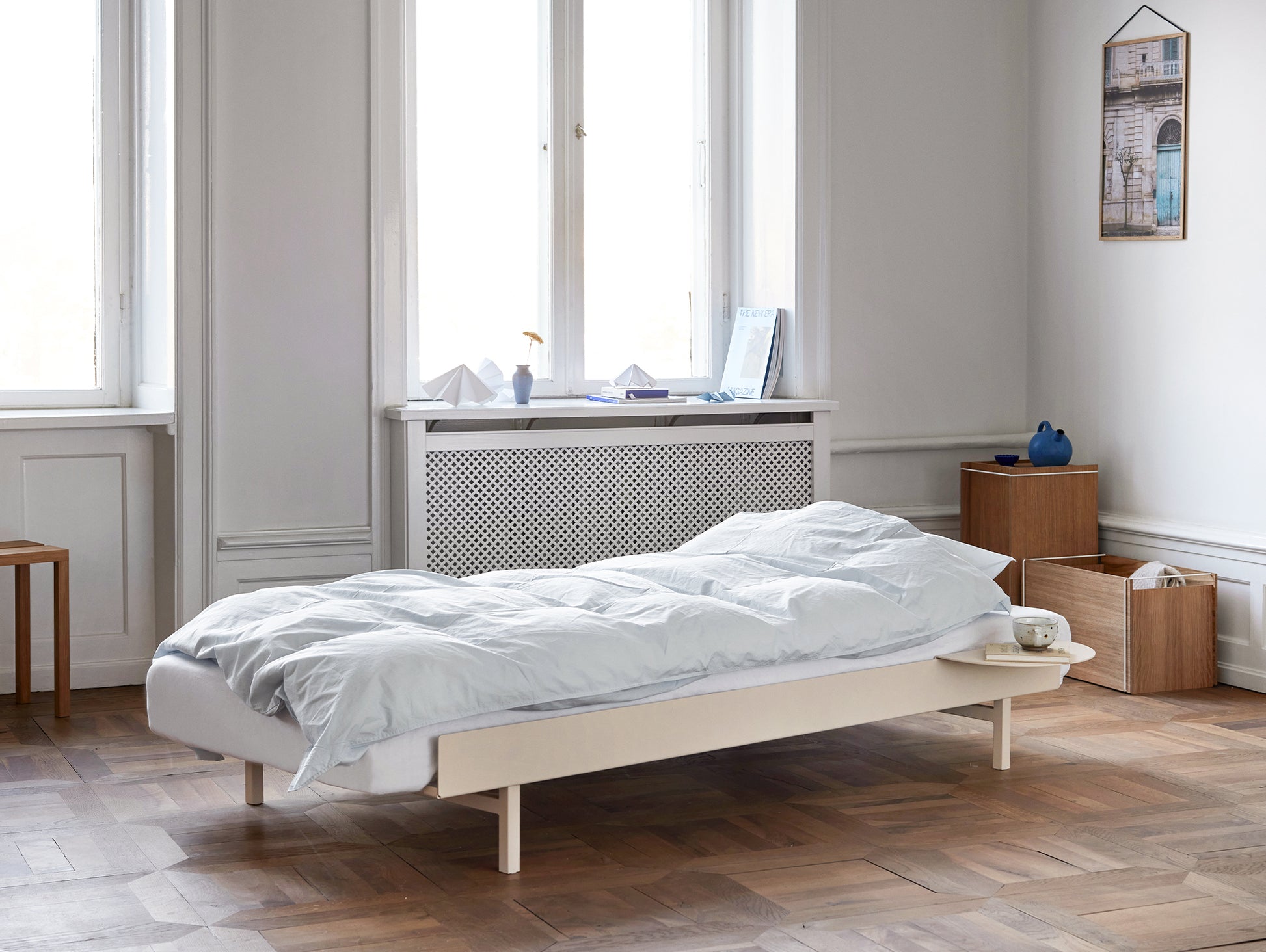 Moebe Expandable Bed - 90 to 180 cm / Sand