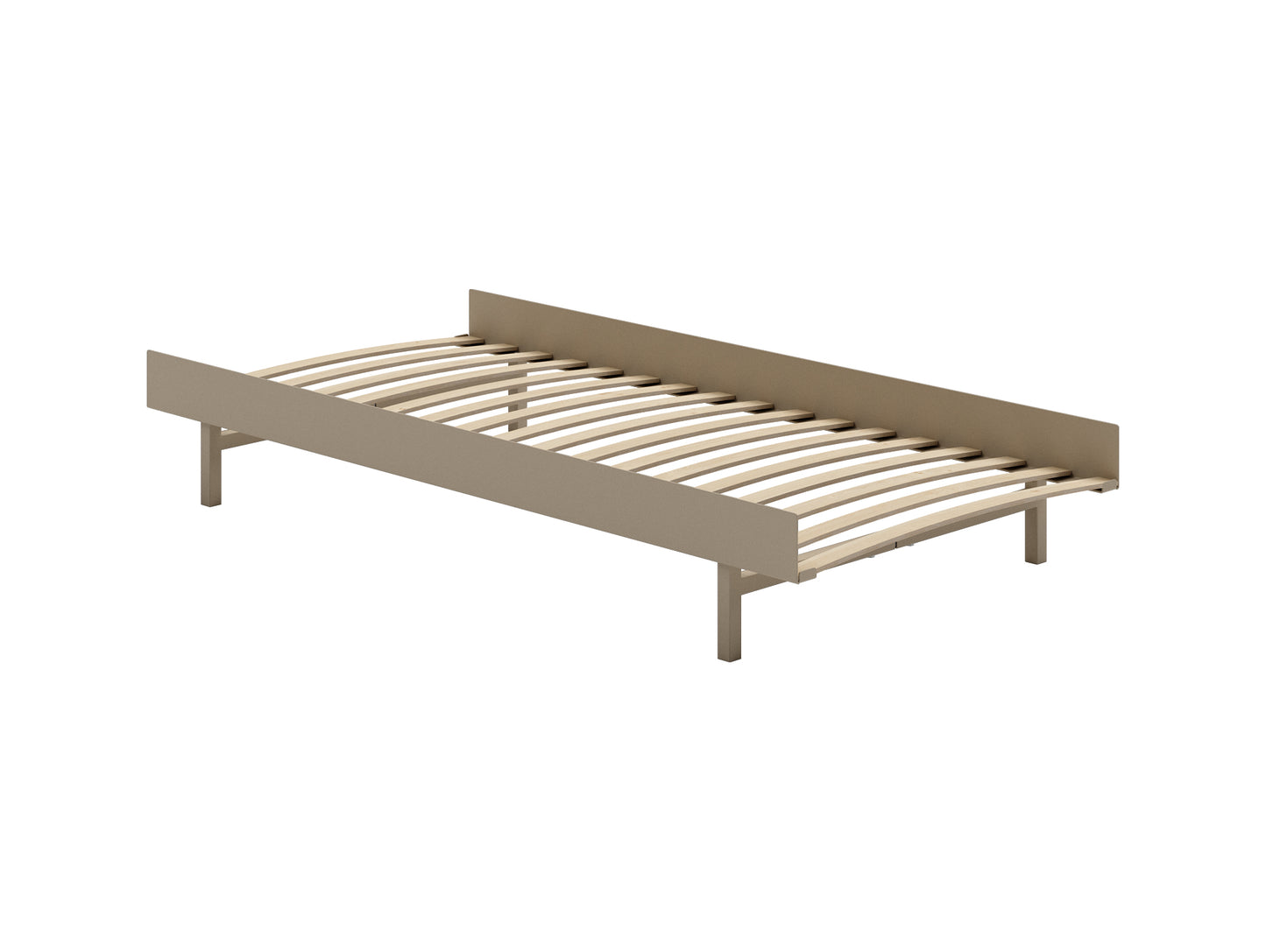 Bed 90 cm by Moebe - Sand