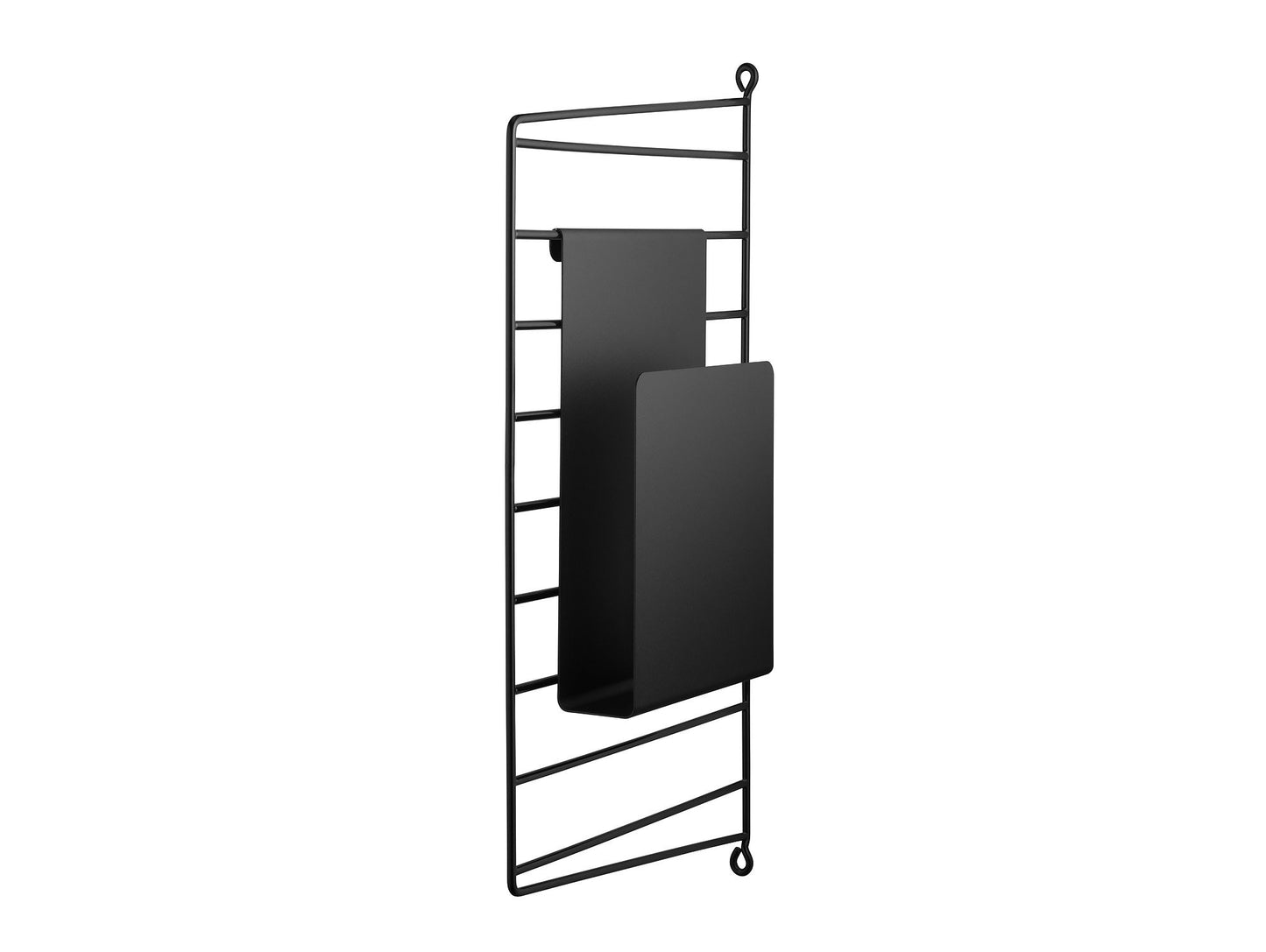 String Magazine Holder - White