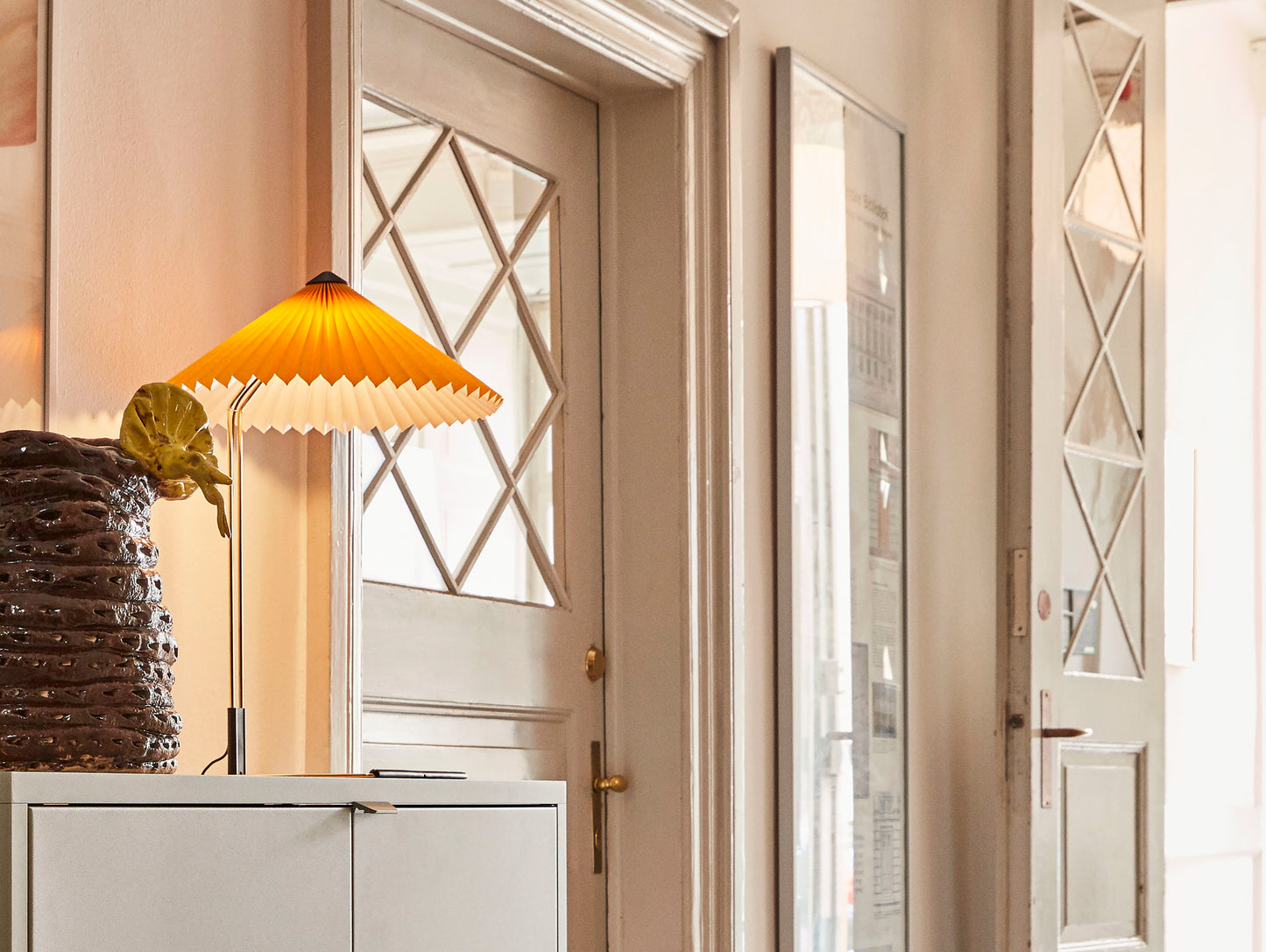 Matin Table Lamp by HAY - Large, Yellow