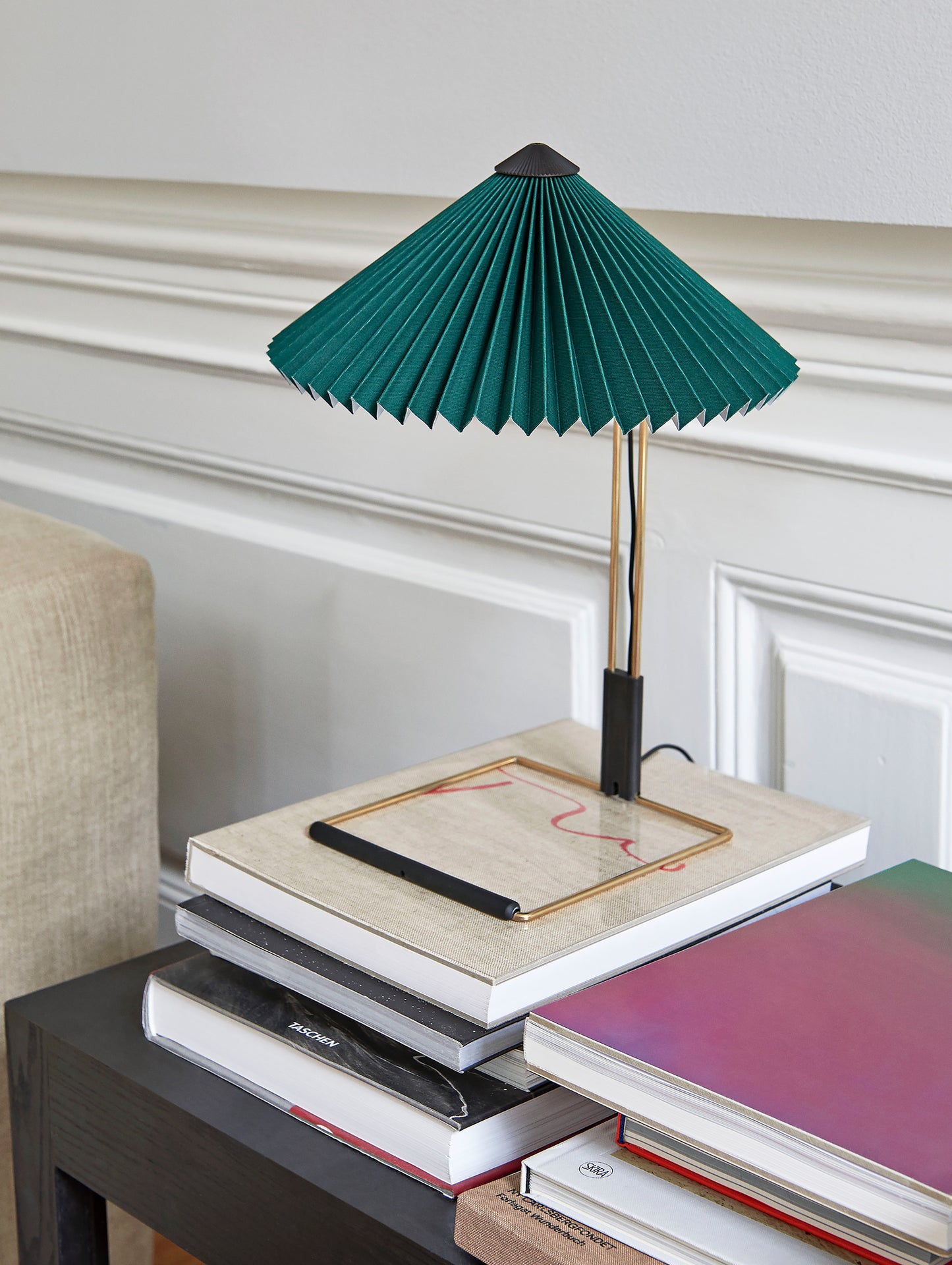 Matin Table Lamp by HAY - Small, Green