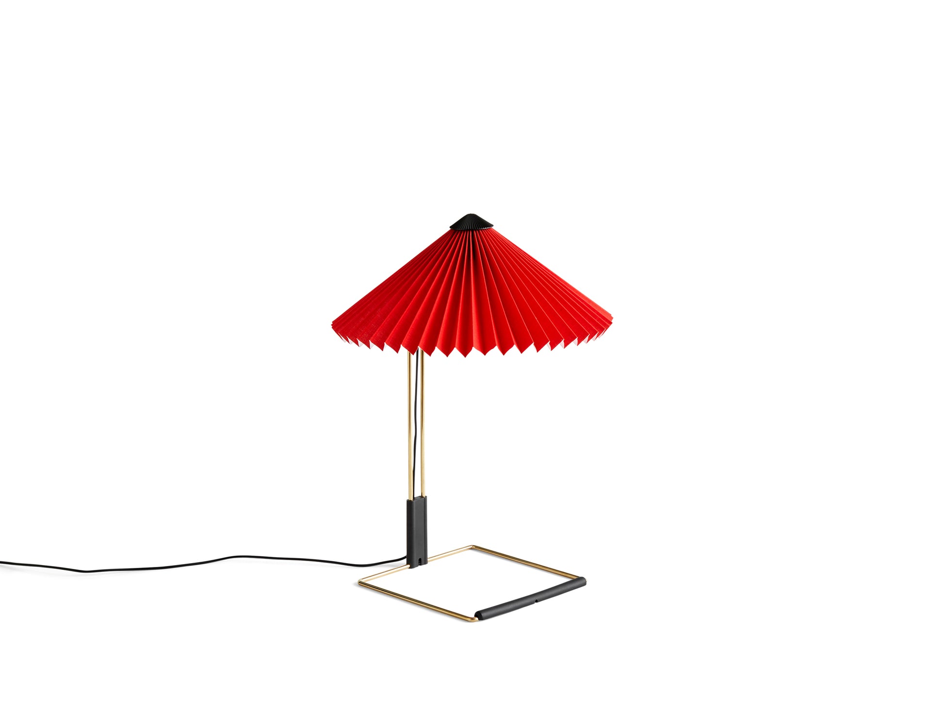 Matin Table Lamp by HAY - Small, Bright Red