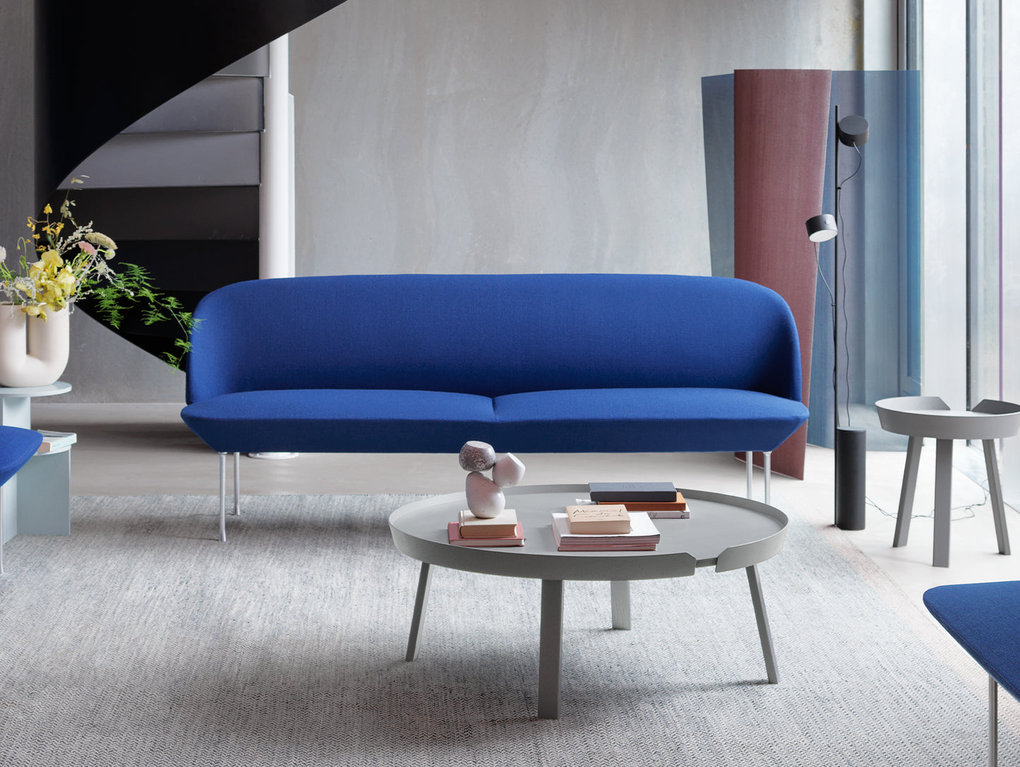 Oslo 3 Seater Sofa - Vidar 772 / Chrome Base