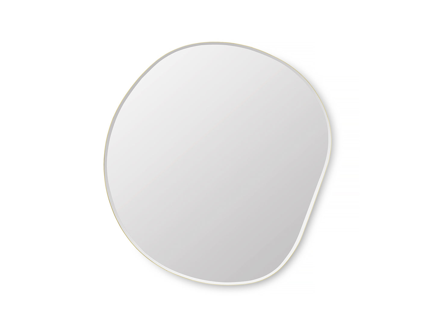 Pond Mirror by Ferm Living - X-Large - Polished Brass Frame