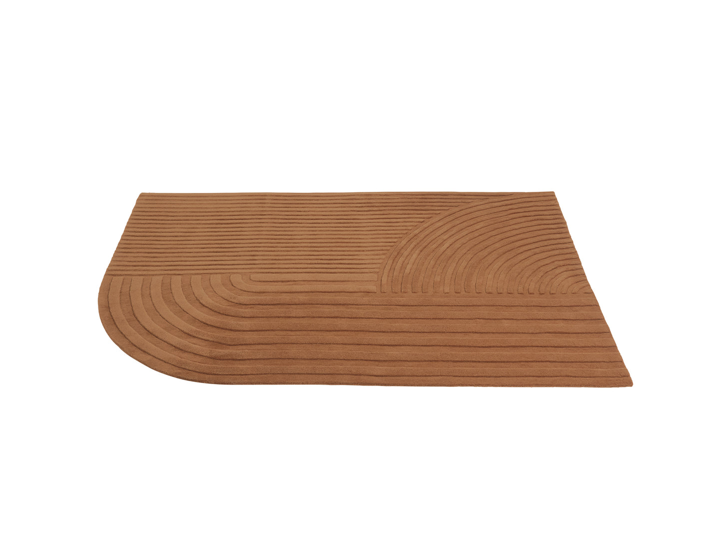 Relevo Rug by Muuto - 170 x 240 cm / Burnt Orange