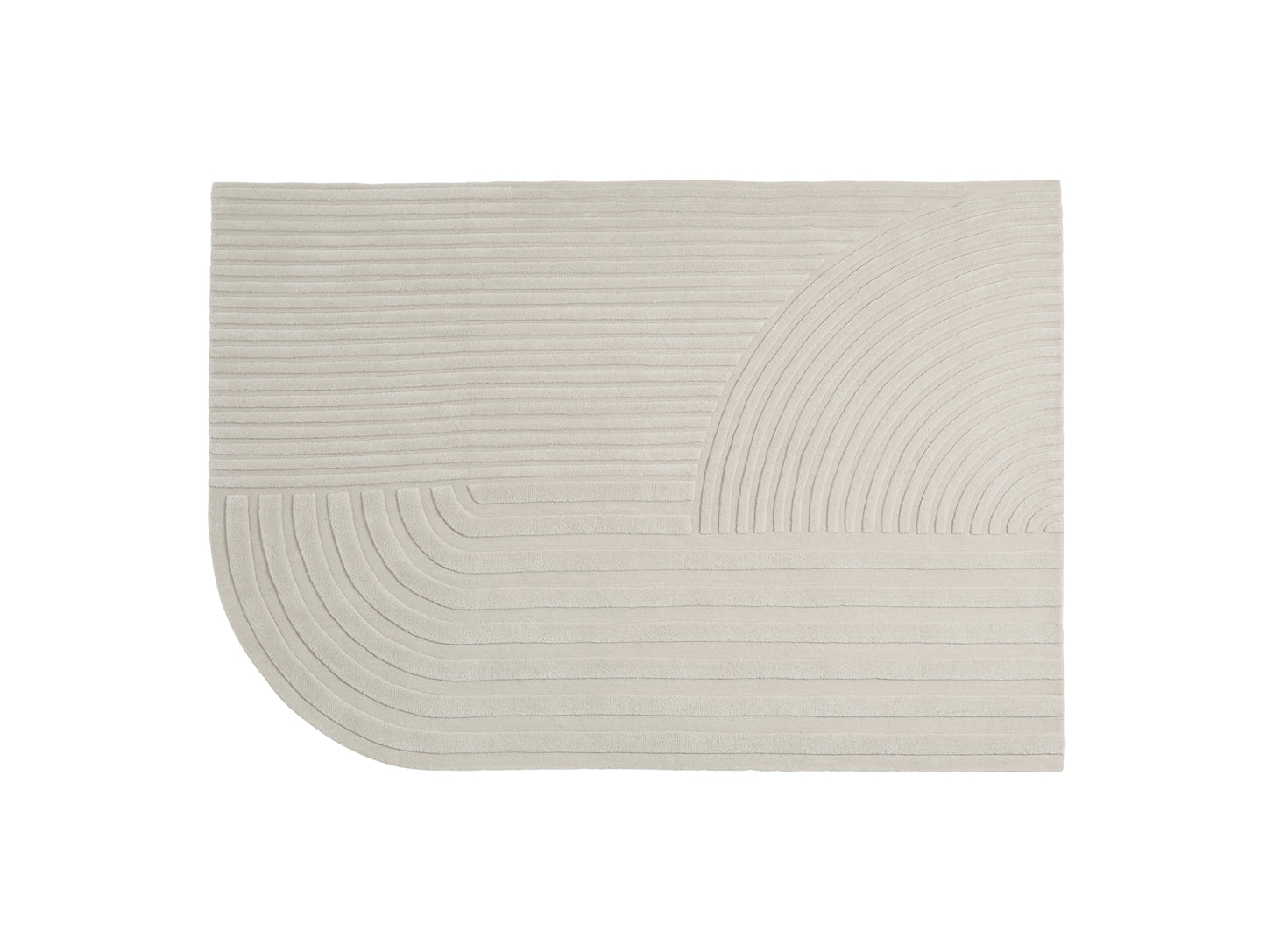 Relevo Rug by Muuto - 170 x 240 cm / Off-White