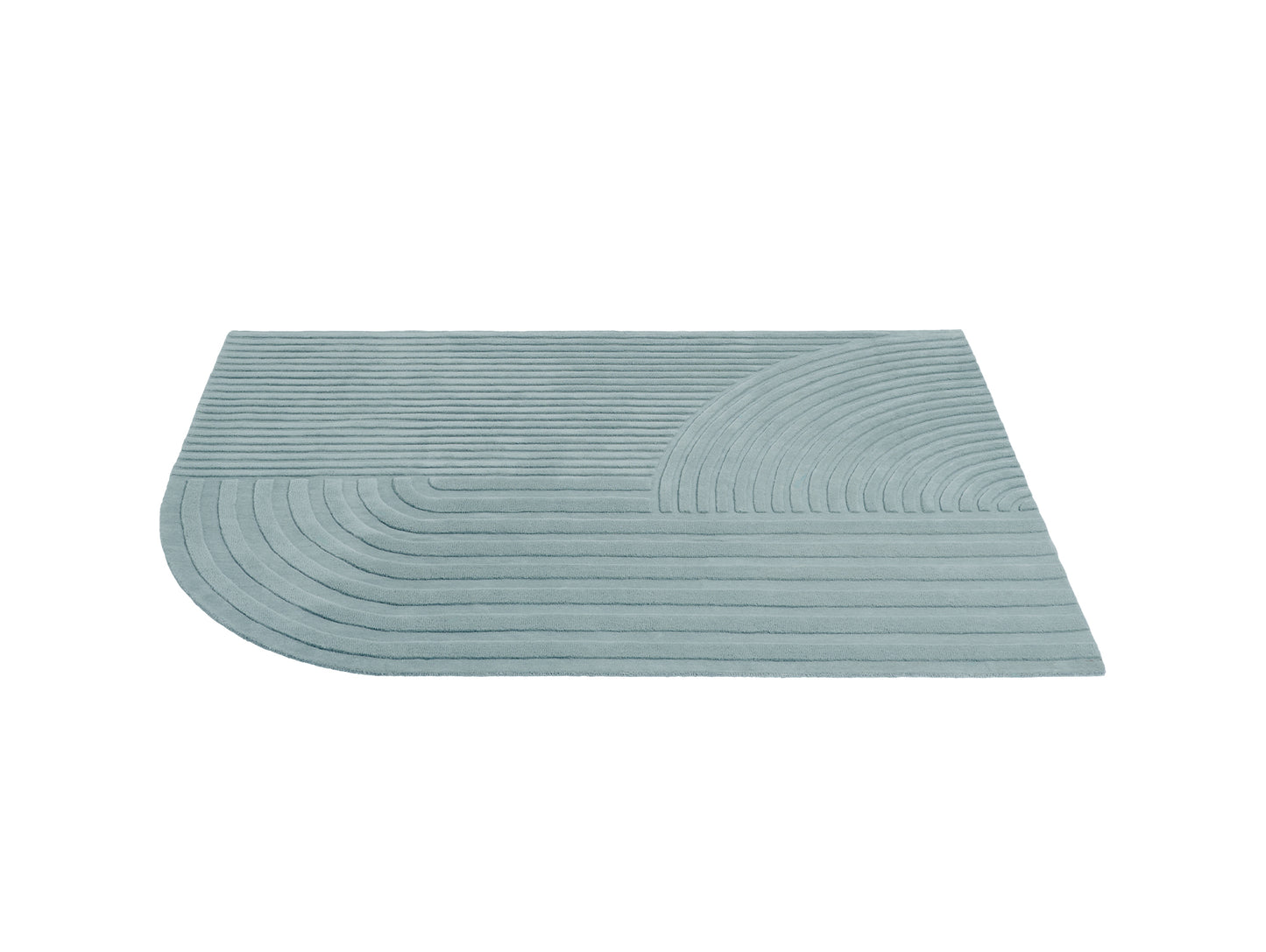 Relevo Rug by Muuto - 170 x 240 cm / Sage Green