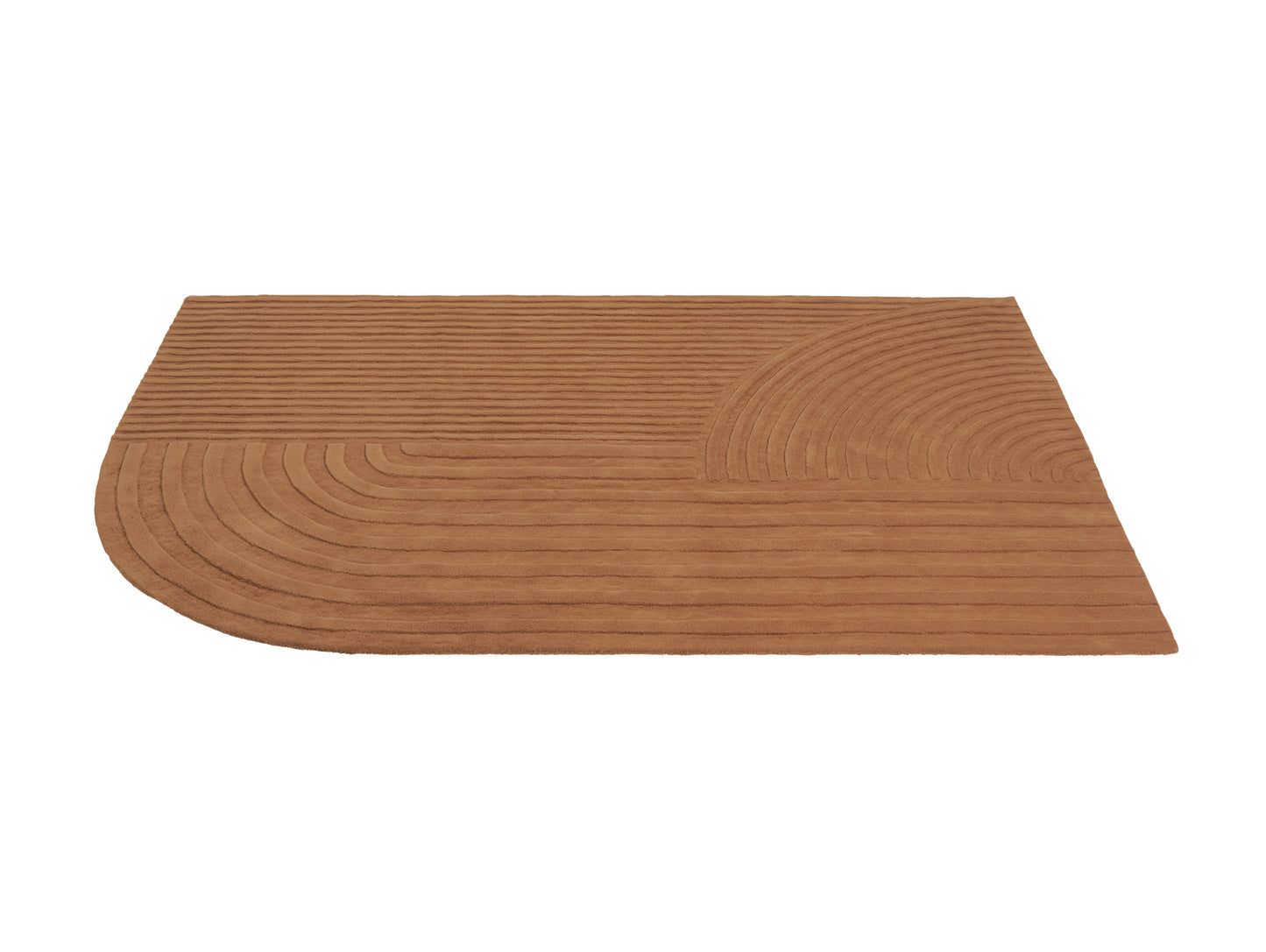 Relevo Rug by Muuto - 200 x 300 cm / Burnt Orange