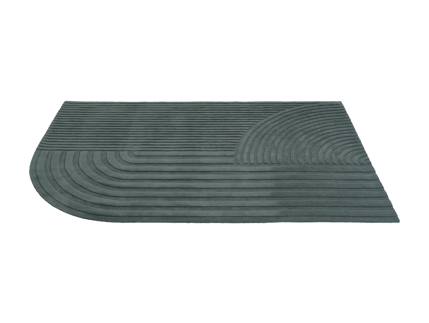 Relevo Rug by Muuto - 200 x 300 cm / Dark Green