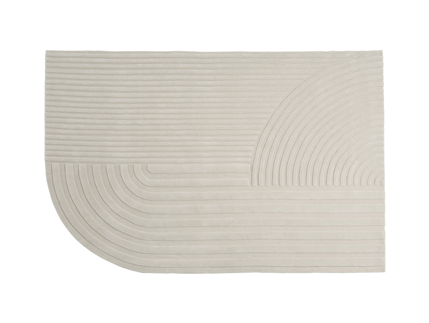 Relevo Rug by Muuto - 200 x 300 cm / Off White