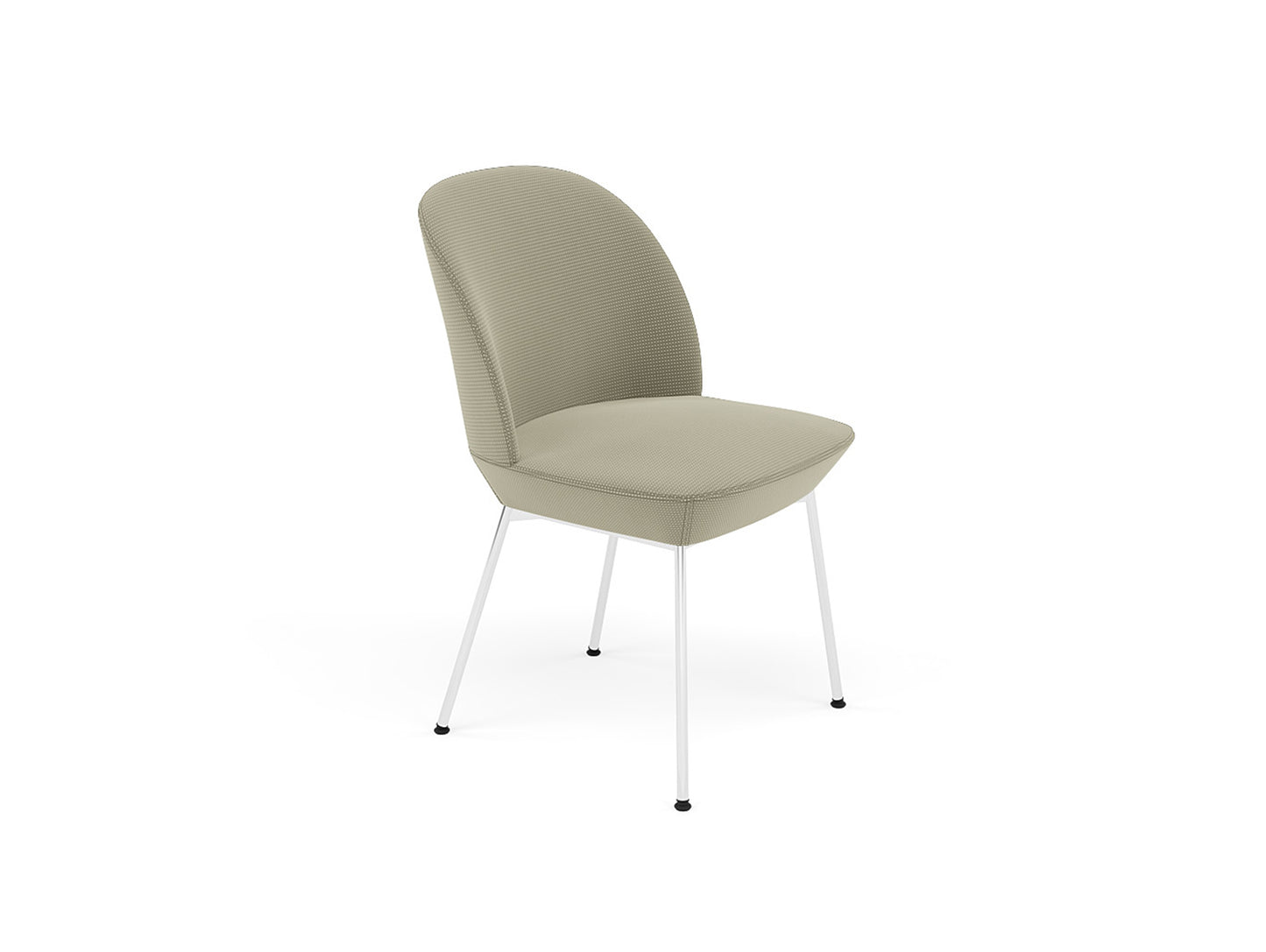 Oslo Side Chair by Muuto - Sabi 921 / Chrome Base
