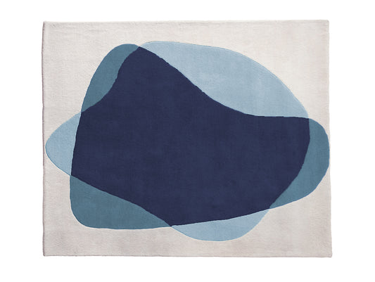 Blue/Grey Serge Rug by Hartô