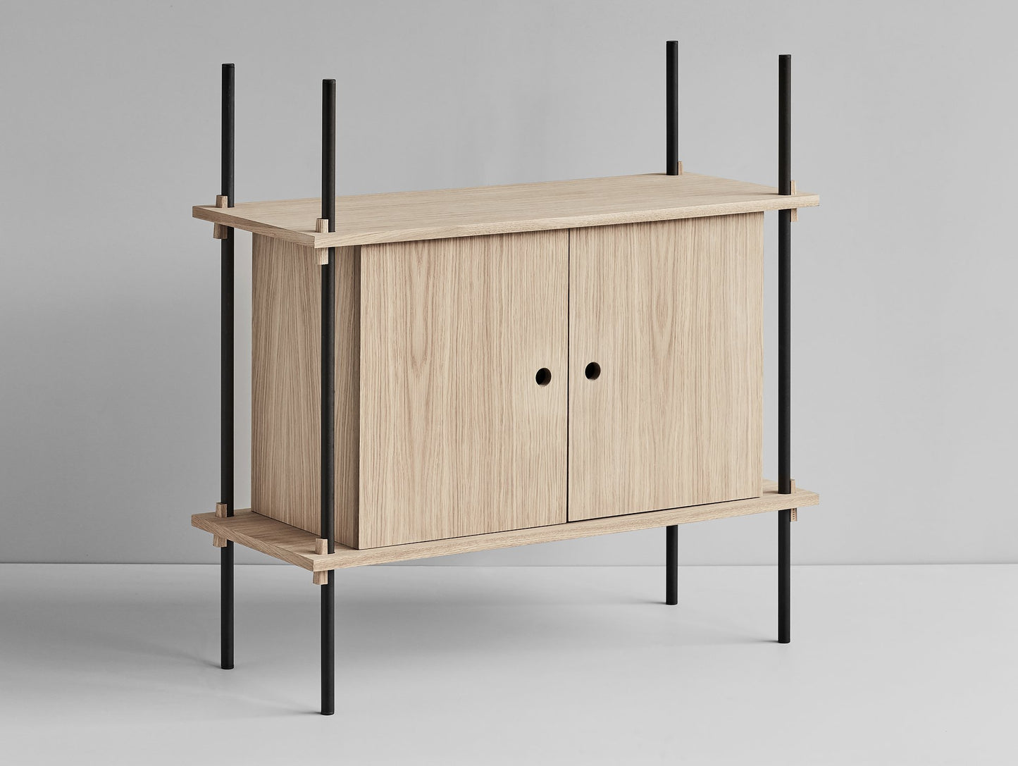 Shelving System - Cabinet - Oiled Oak