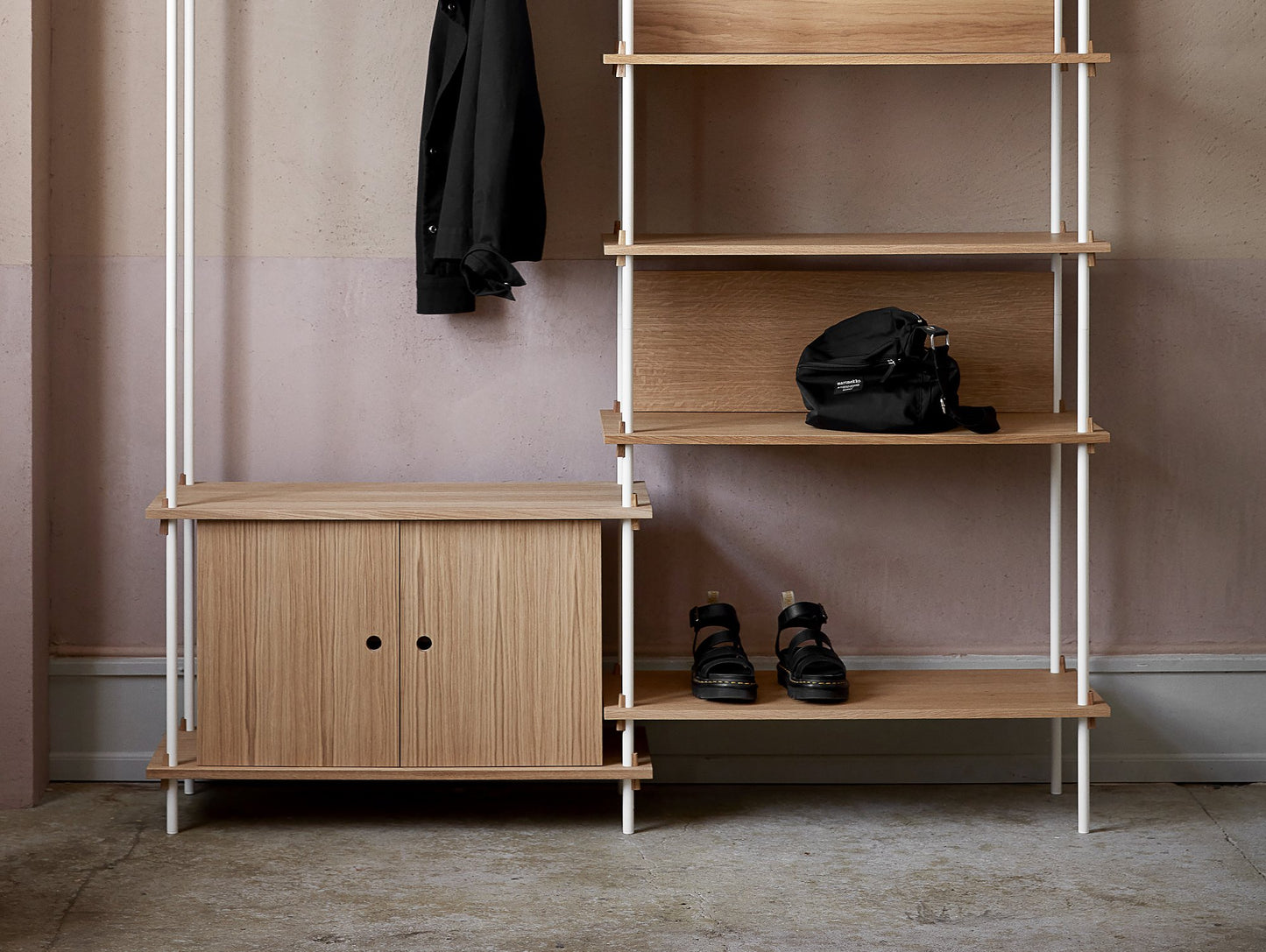 Shelving System - Cabinet - Oiled Oak