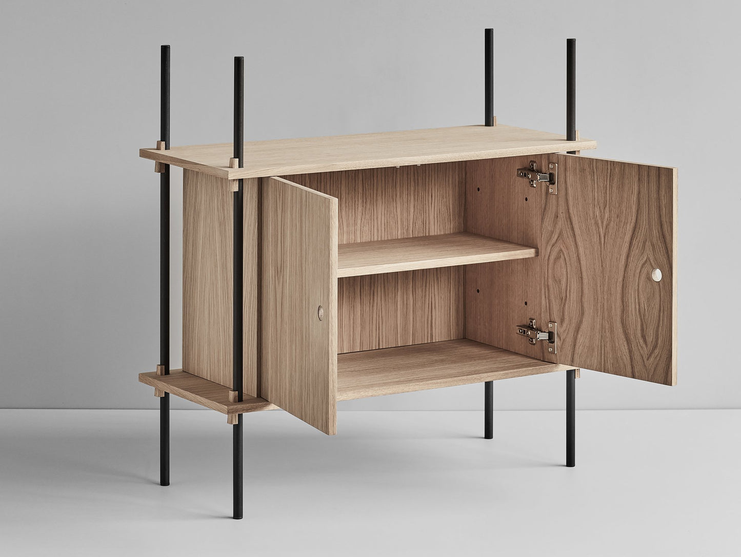 Shelving System - Cabinet - Oiled Oak