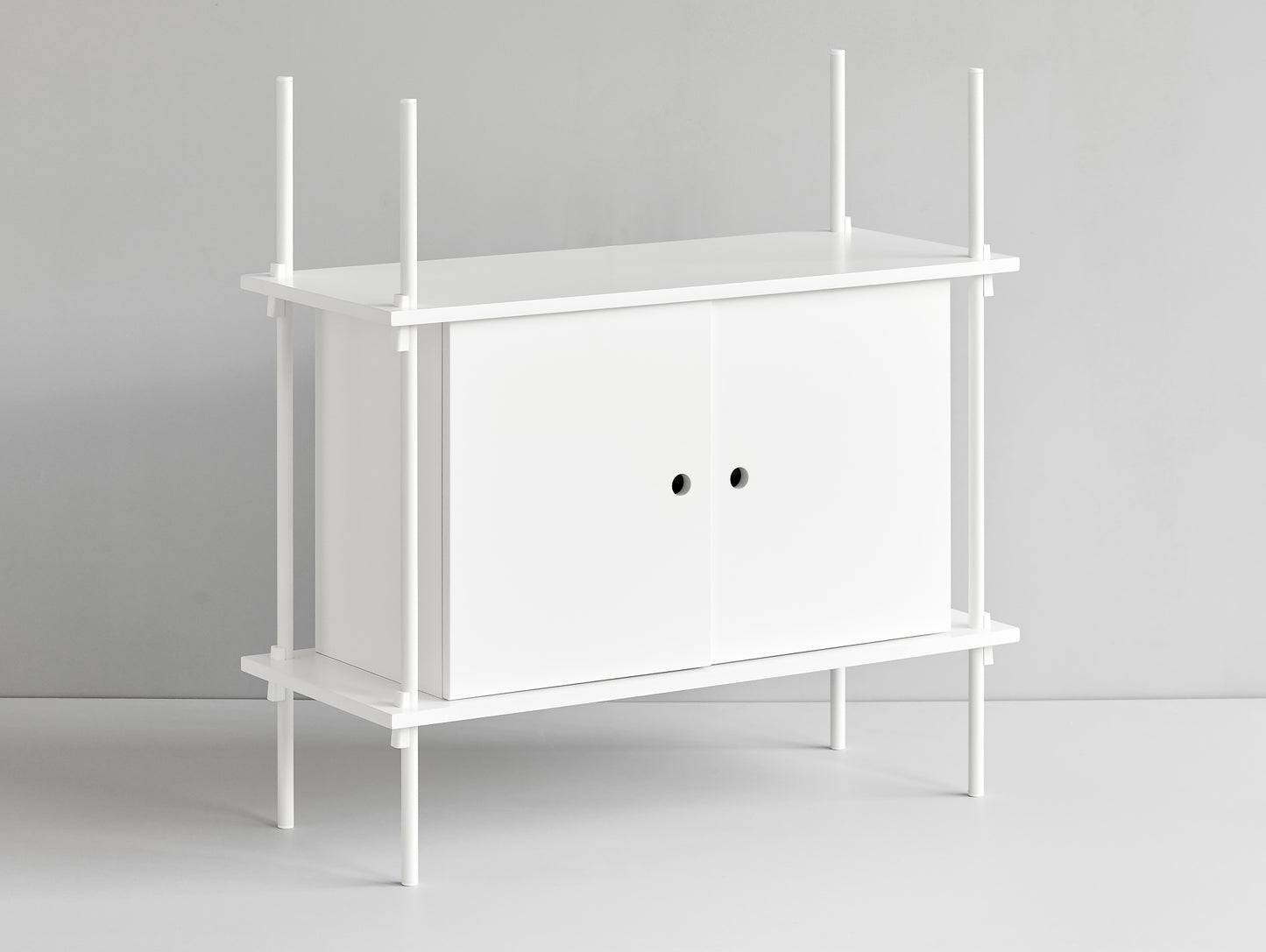 Shelving System - Cabinet - White