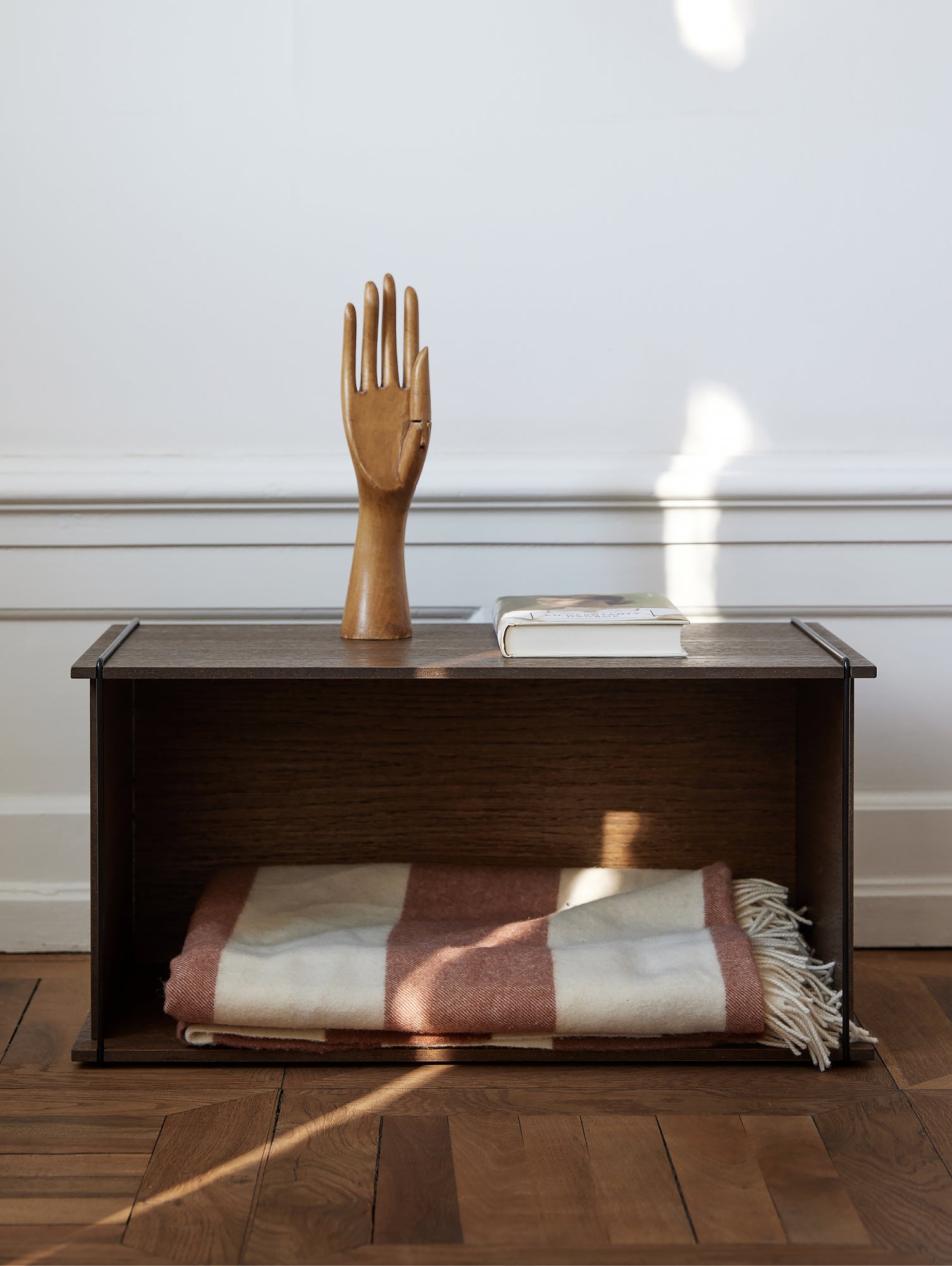 Smoked Oak / Black Storage Box by Moebe